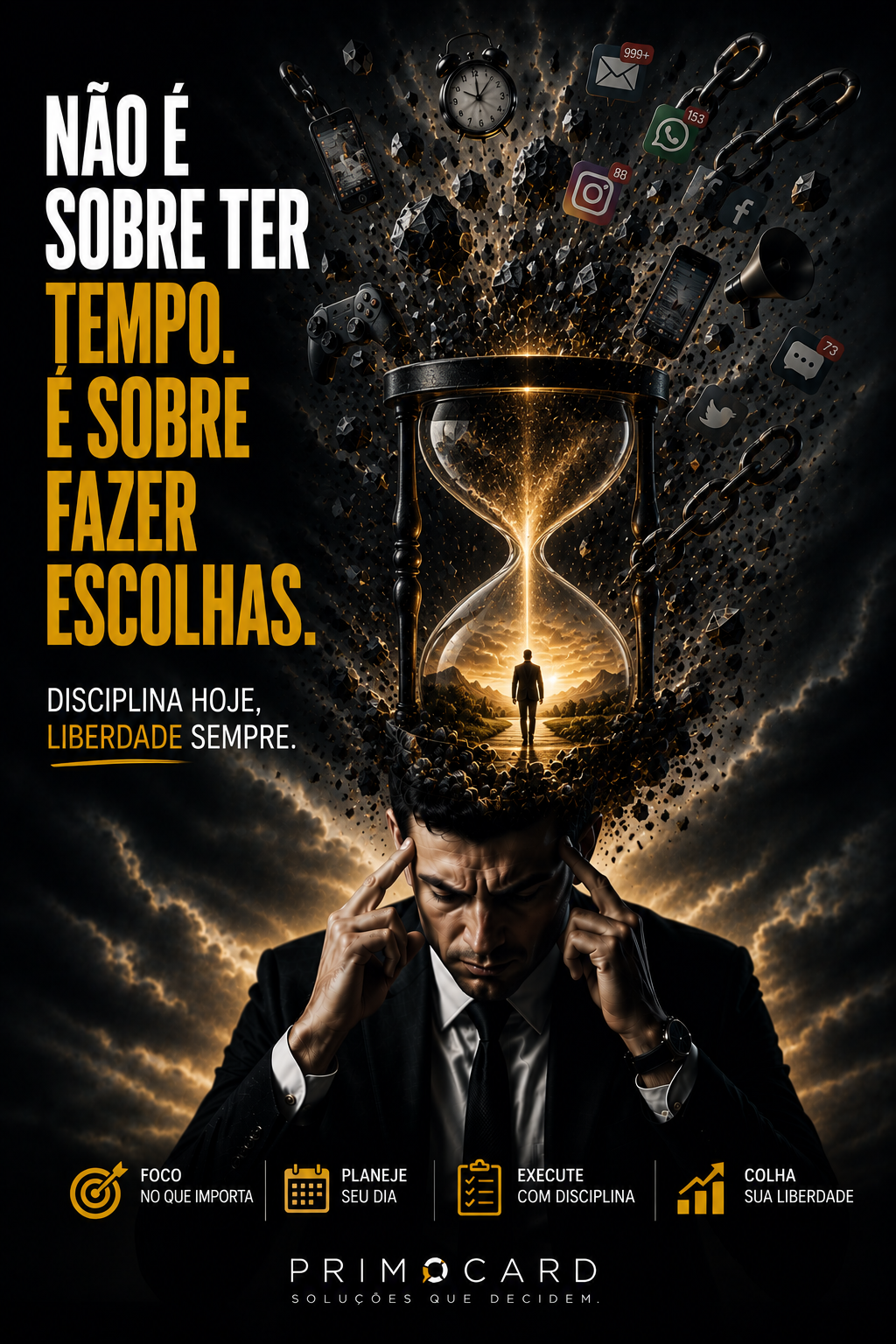 Não é Sobre Ter Tempo