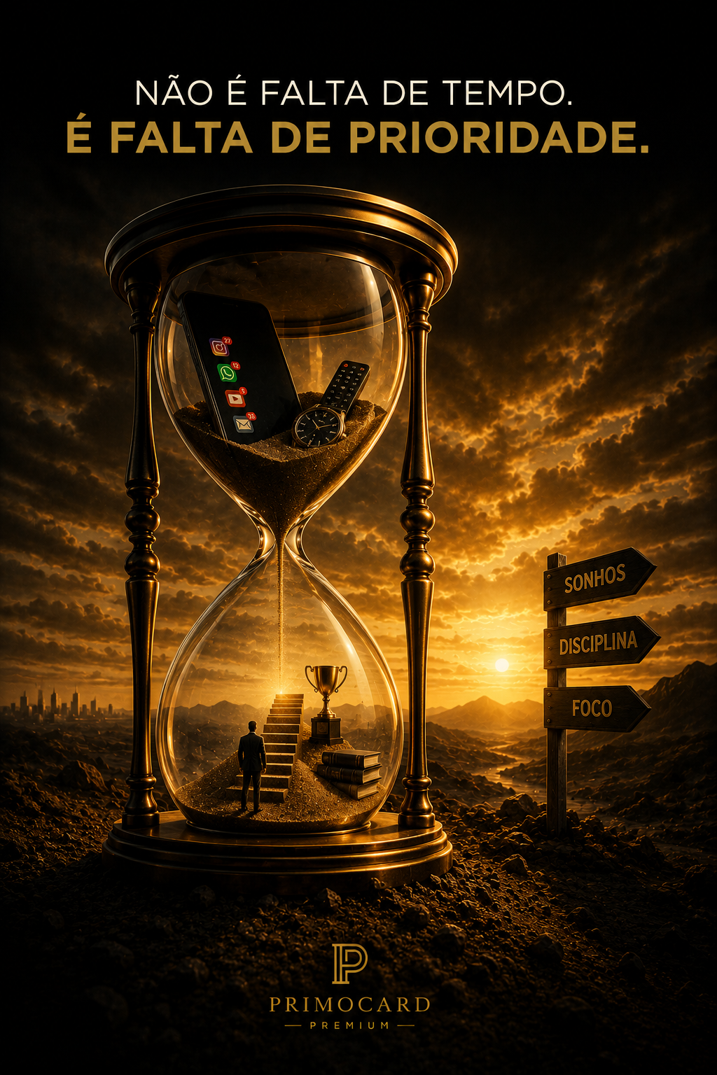 Não é Falta de Tempo, É Falta de Prioridade