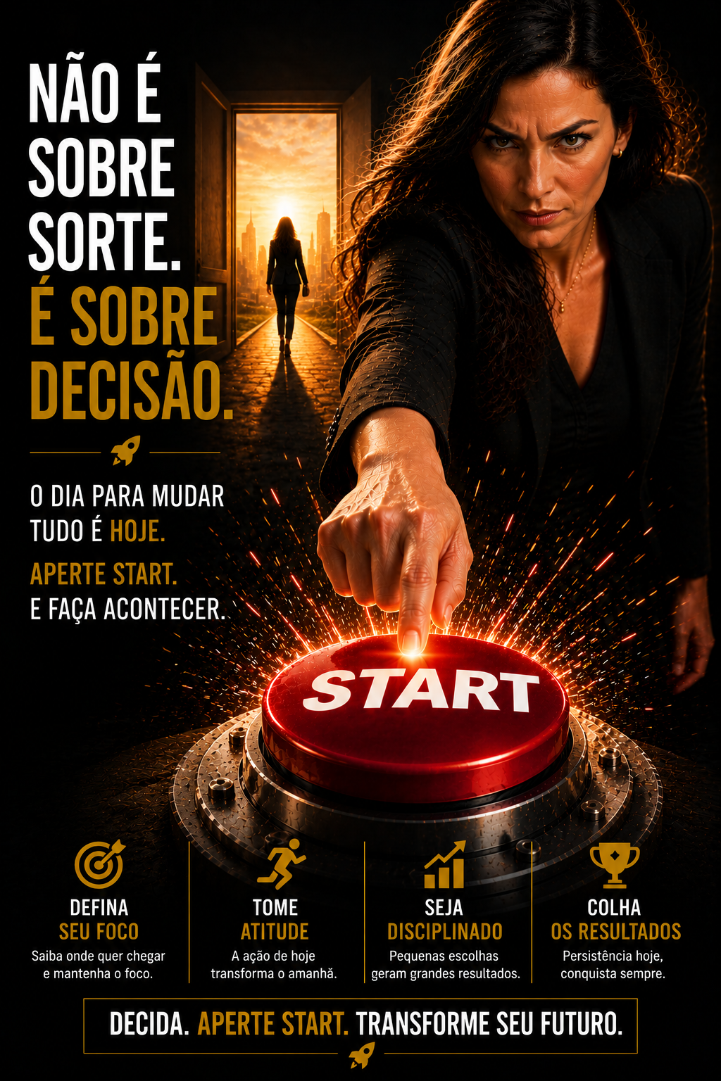 Não é Sobre Sorte, É Sobre Decisão