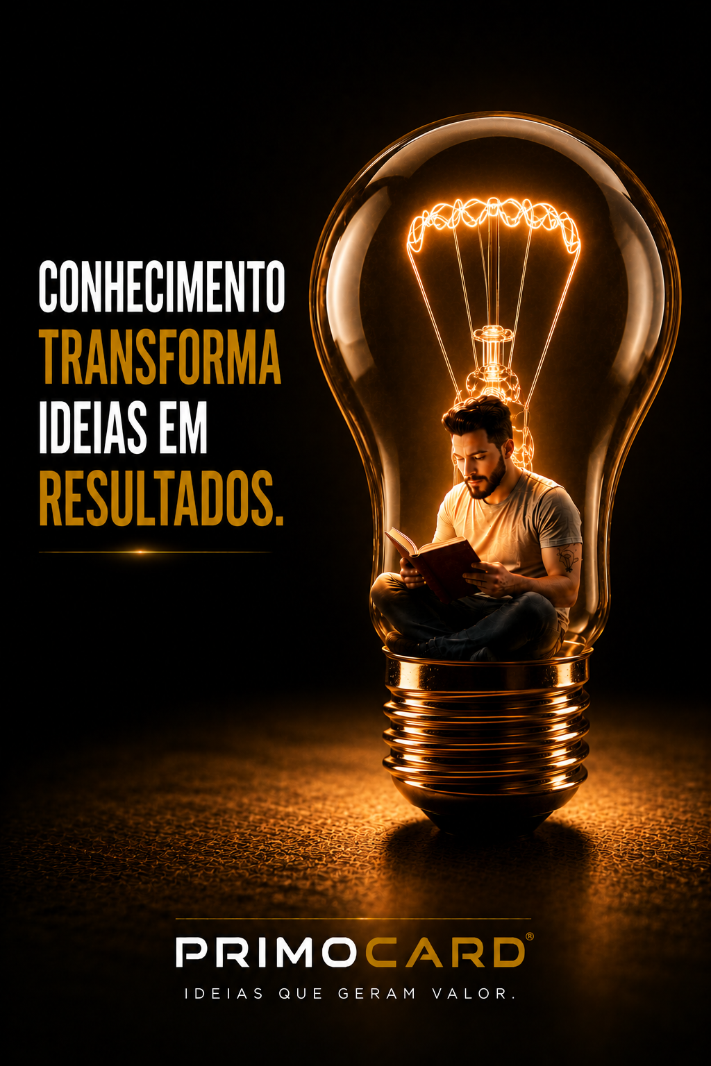 Conhecimento Transforma Ideias em Resultados