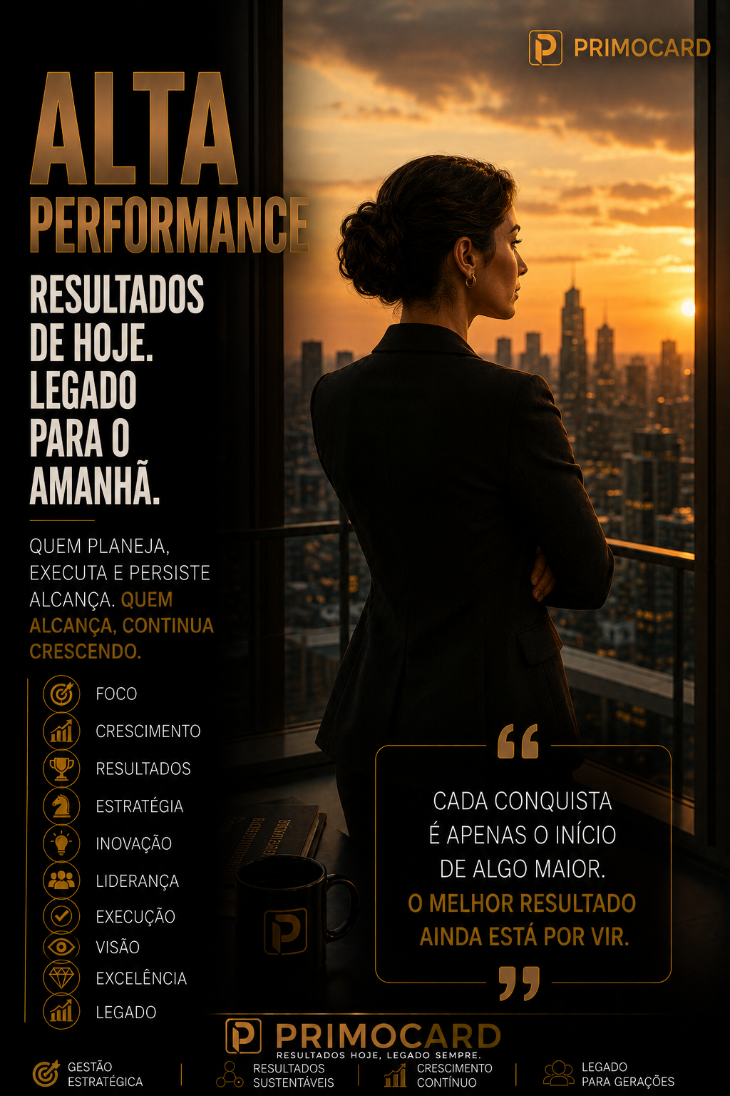 Alta Performance. Legado Para O Amanhã.