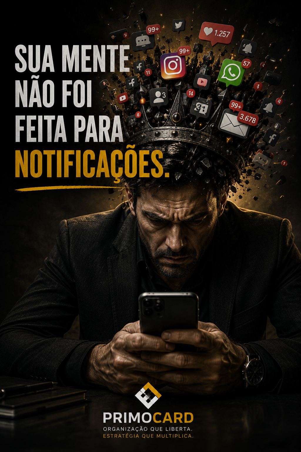 Sua Mente Não Foi Feita Para Notificações