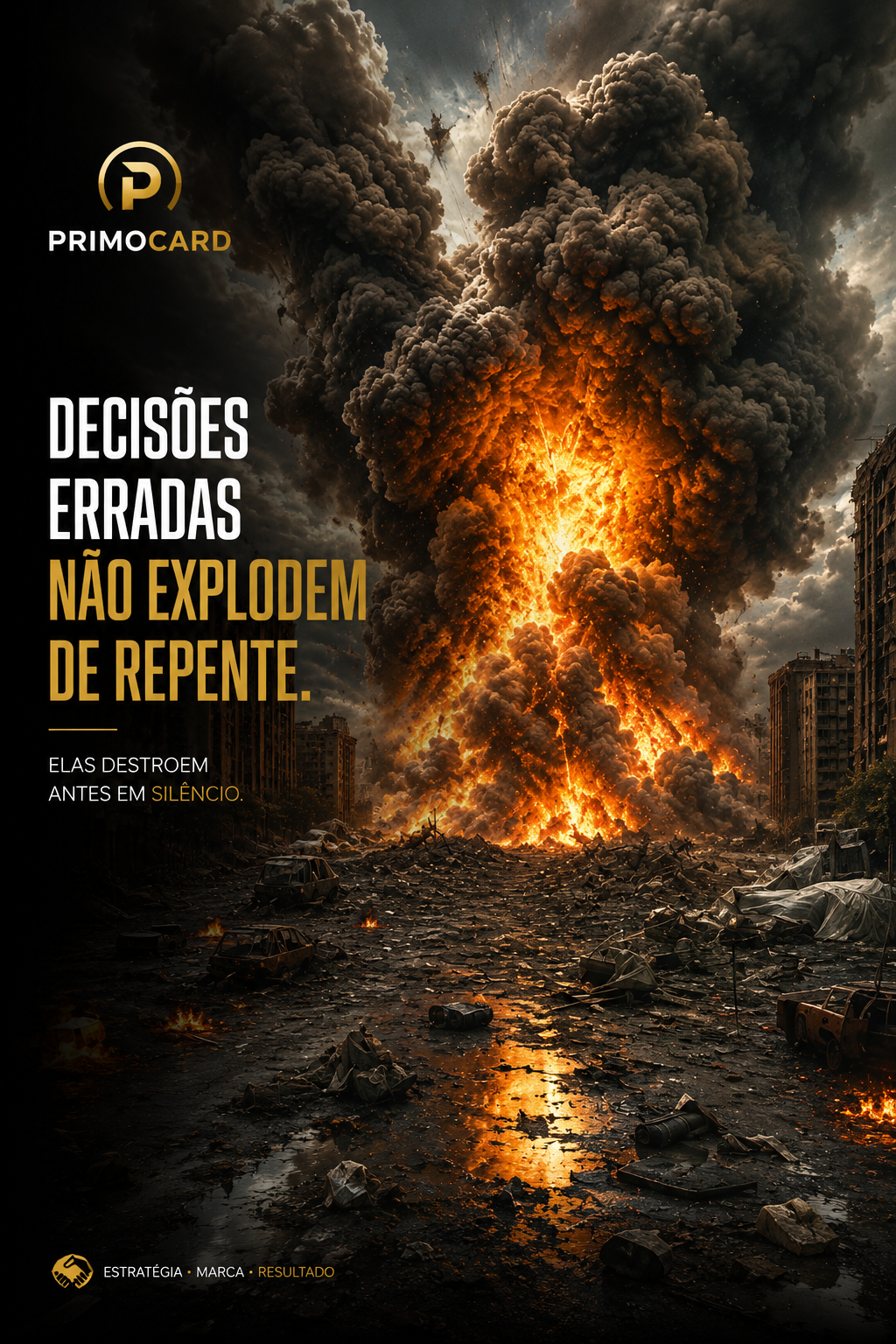 Executivos conduzindo empresa através de planejamento estratégico.