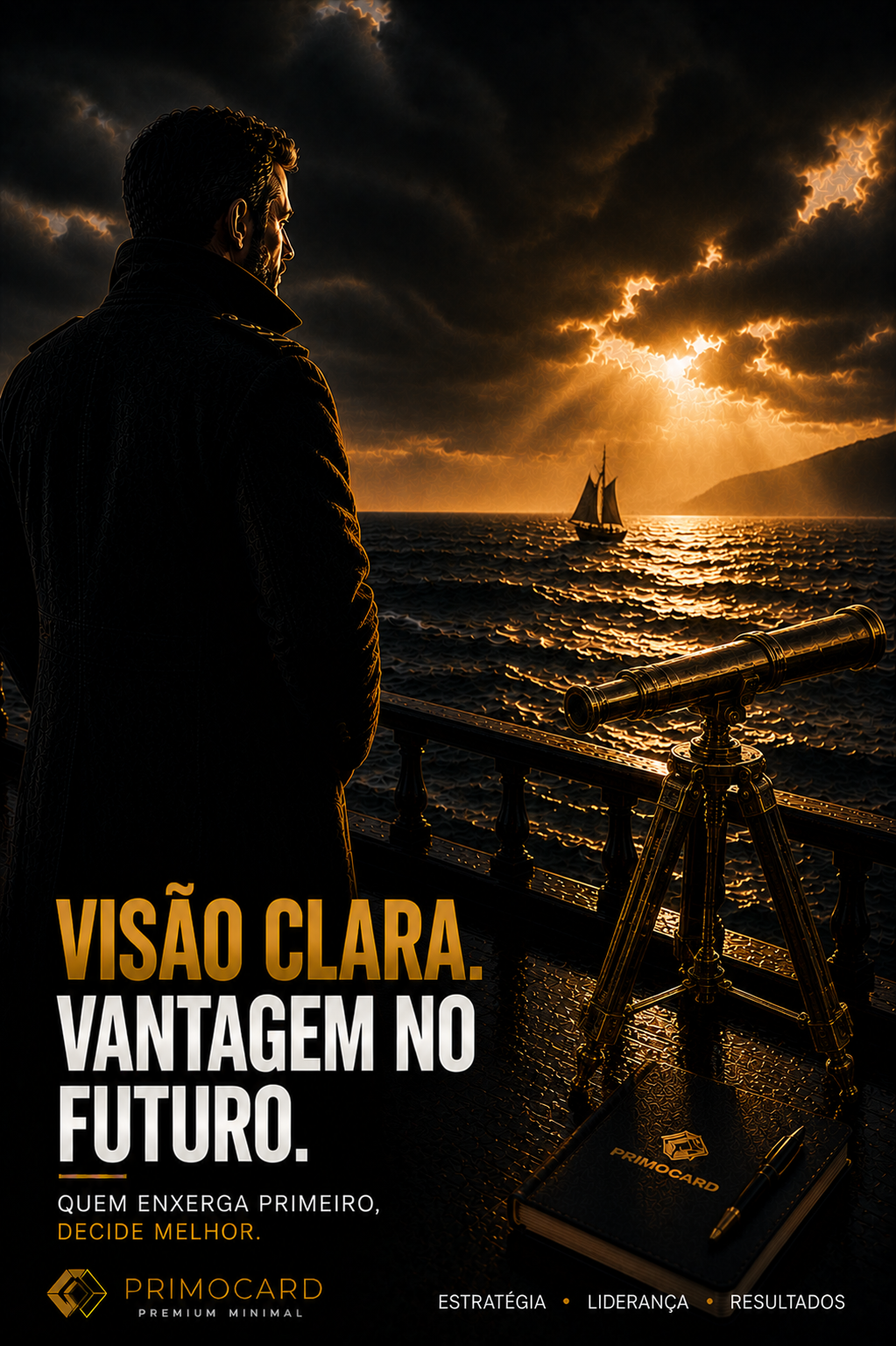 Visão clara gera vantagem.