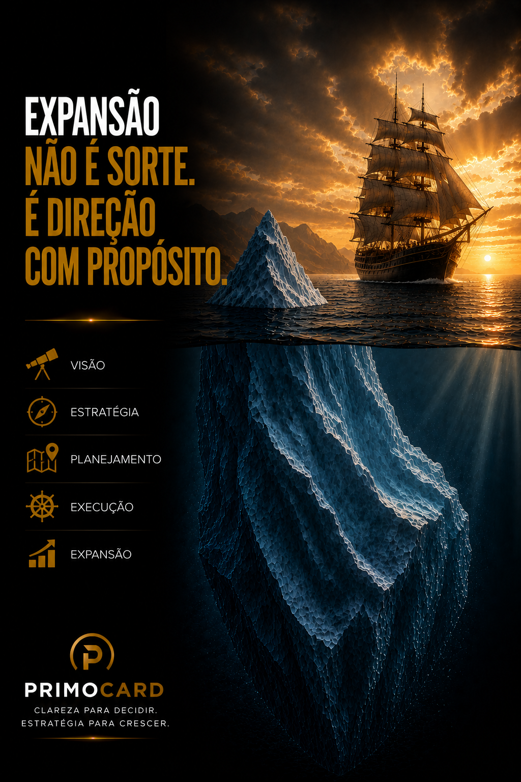 Expansão exige direção.