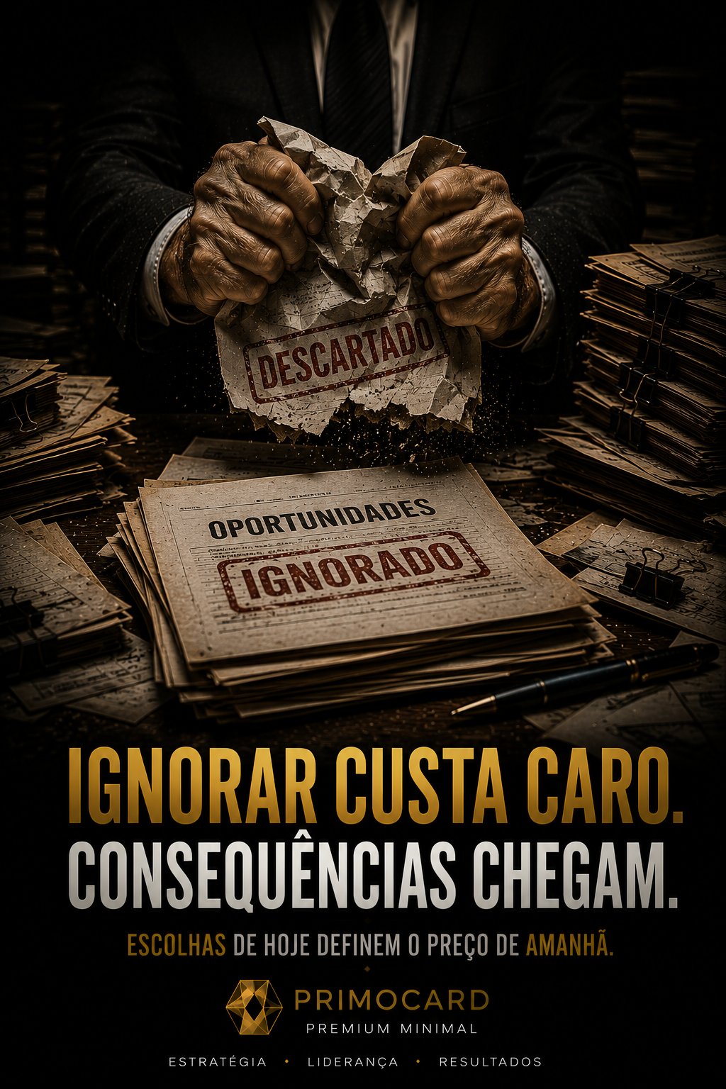 Ignorar custa mais caro.