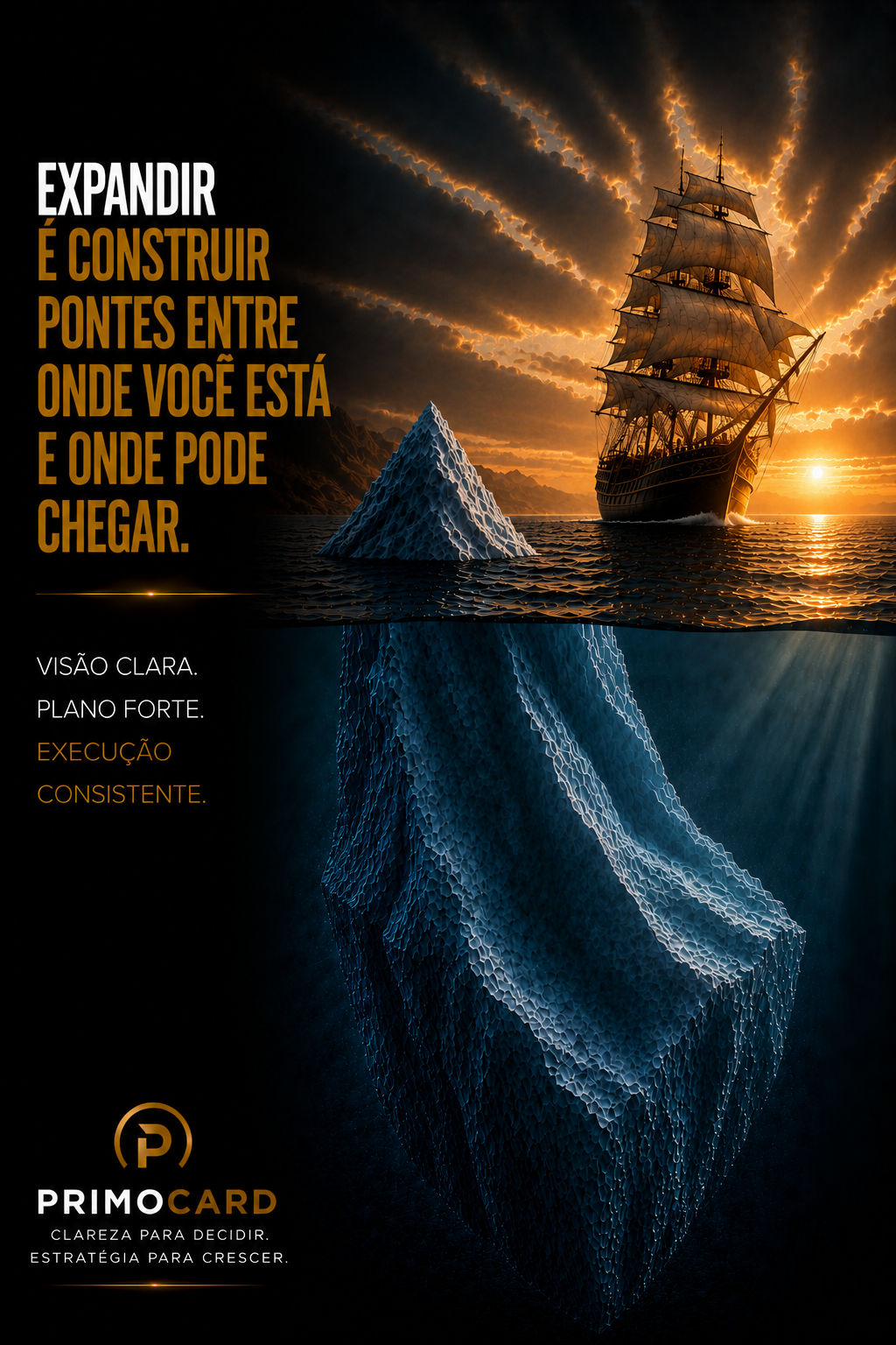 Expandir exige estrutura.