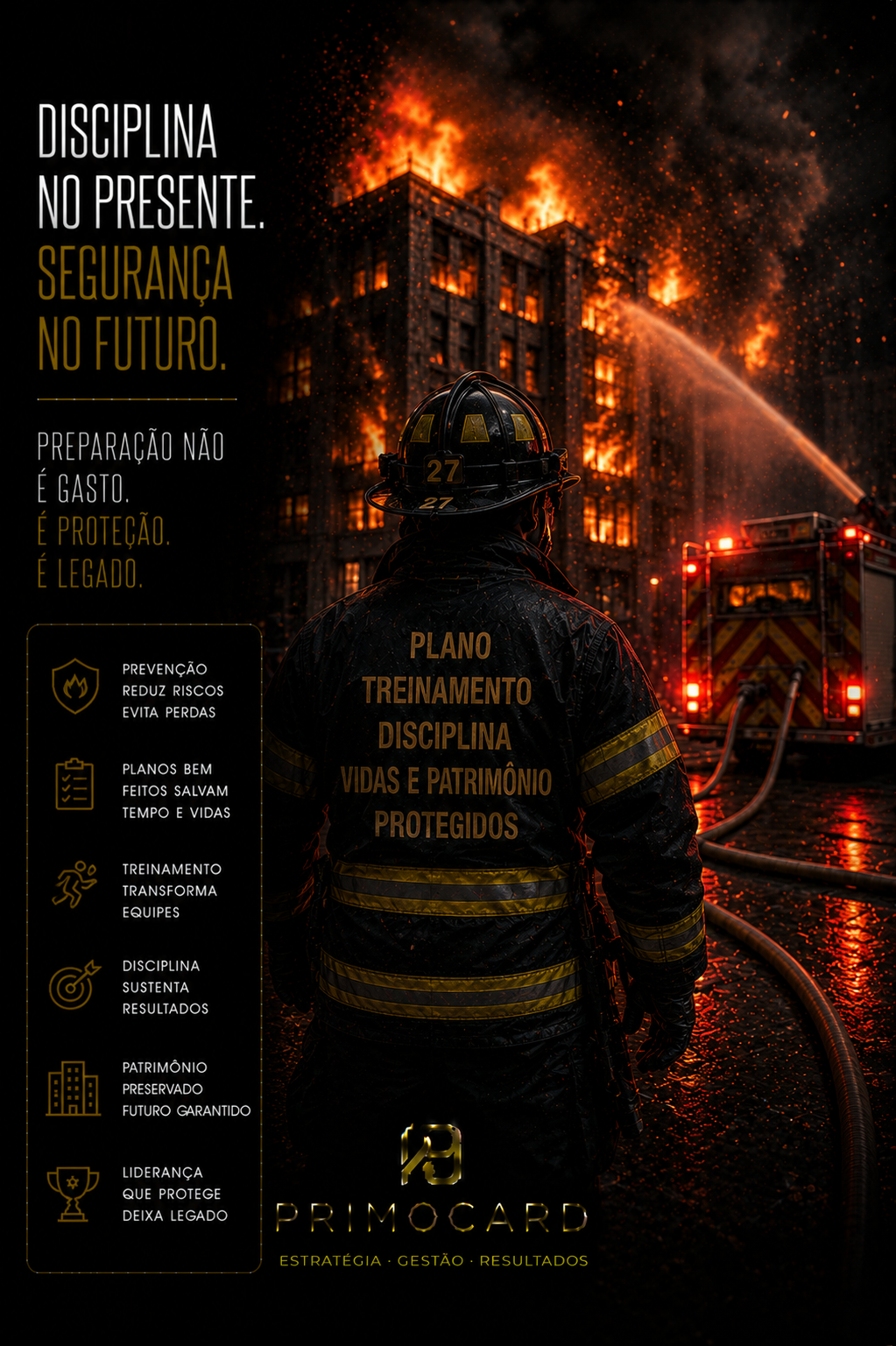 Preparação protege o futuro.
