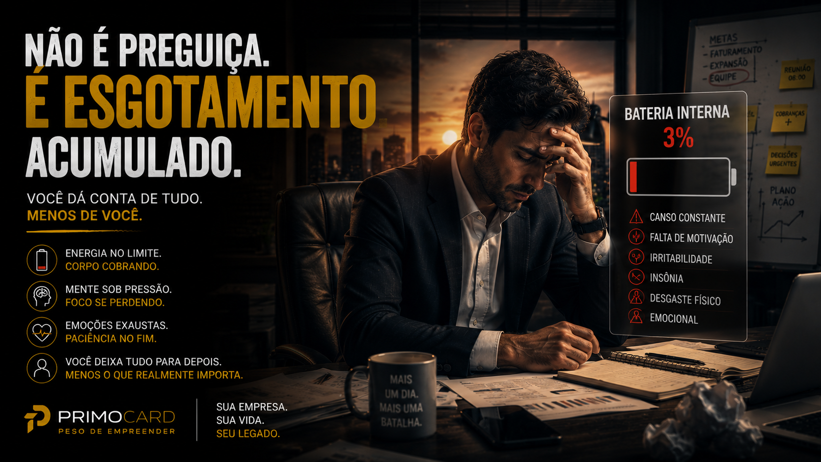 Nao e Preguica E Esgotamento Acumulado