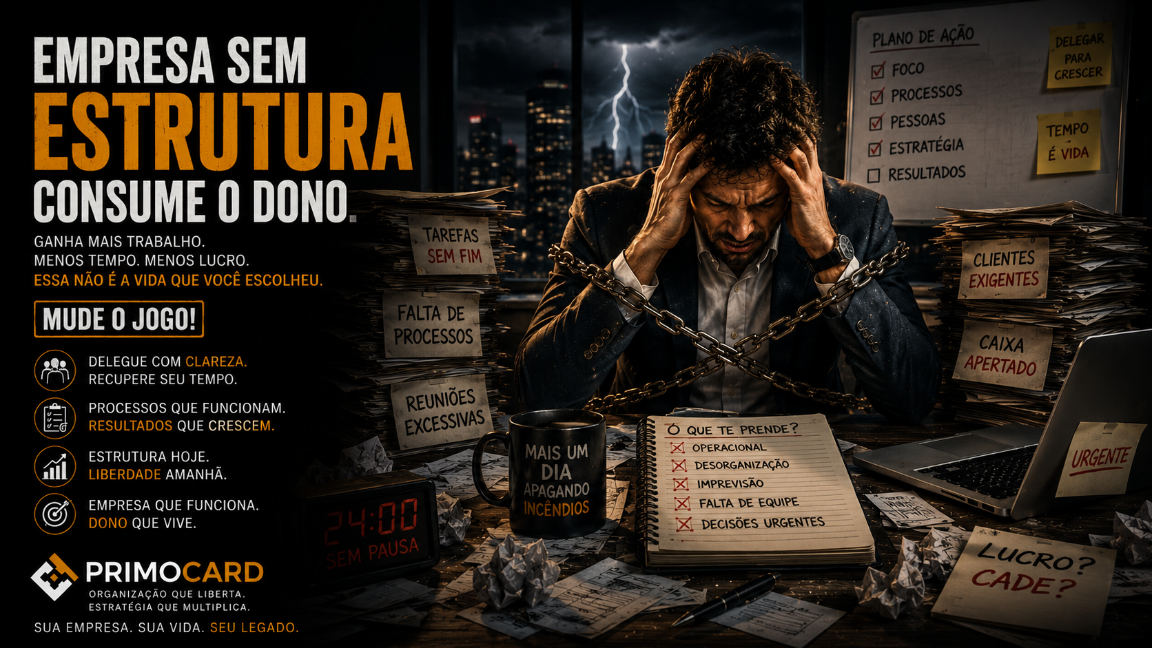 Sua Empresa Não É Máquina de Caos