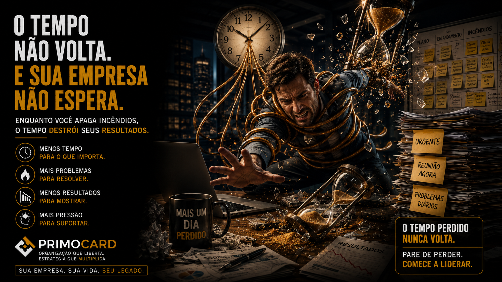O Tempo Não Volta e Sua Empresa Não Espera