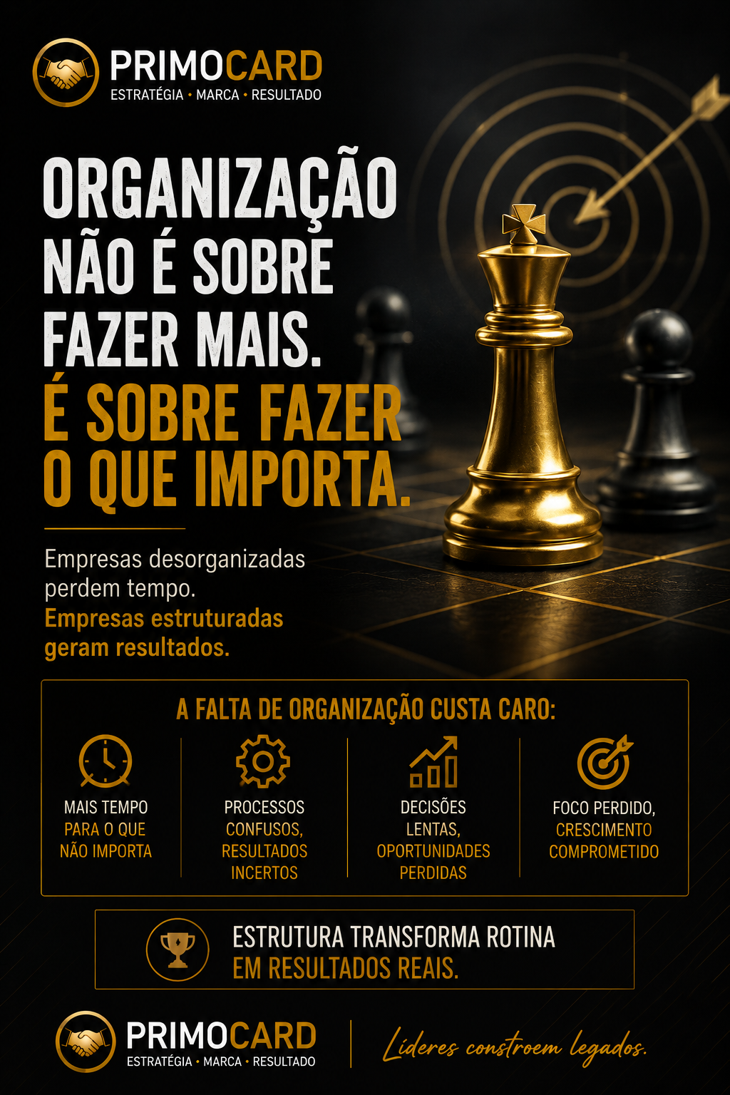 Organização Não É Fazer Mais. É Fazer o Que Importa.