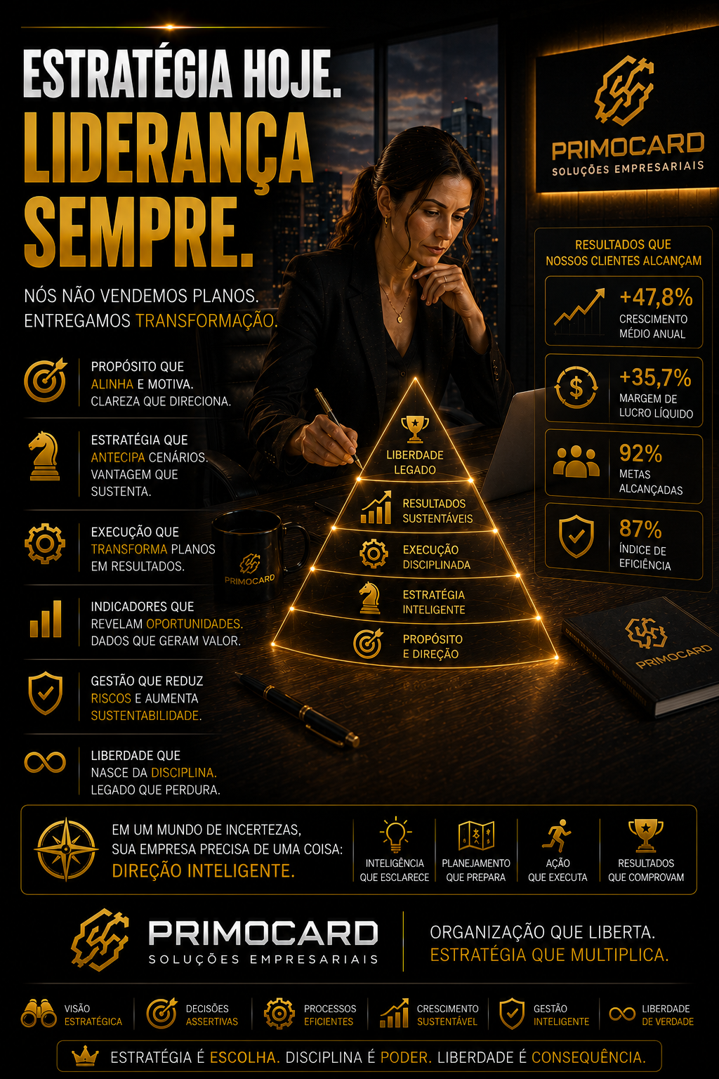Profissional analisando planejamento estratégico para evitar erros.