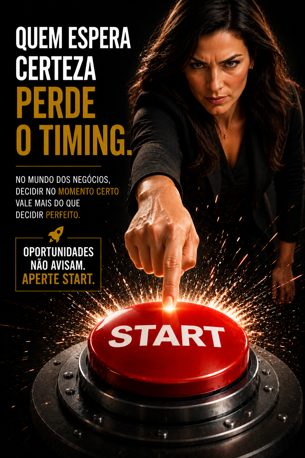 Quem Espera Certeza Perde o Timing