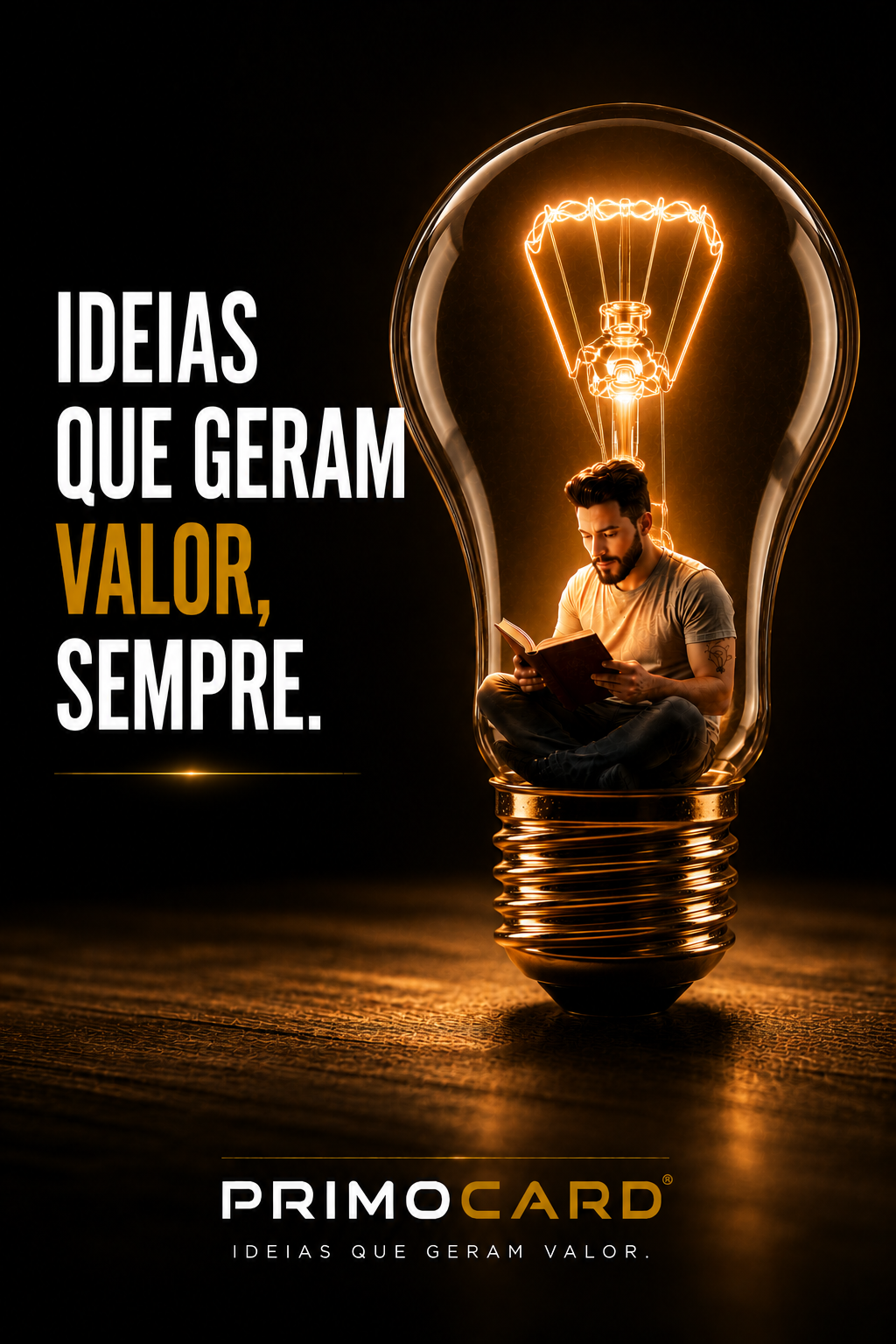 Ideias criam valor.