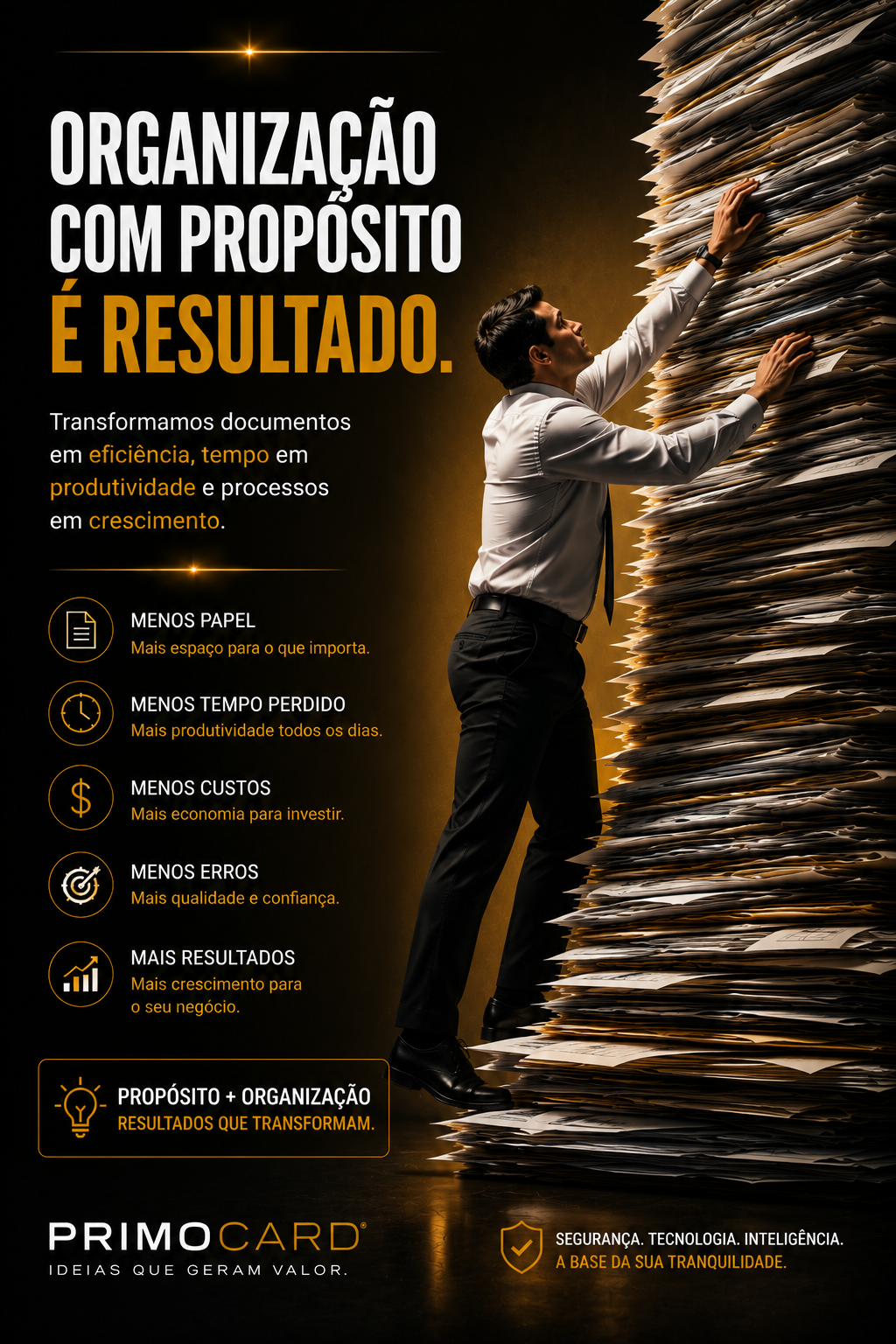 Organização gera crescimento.