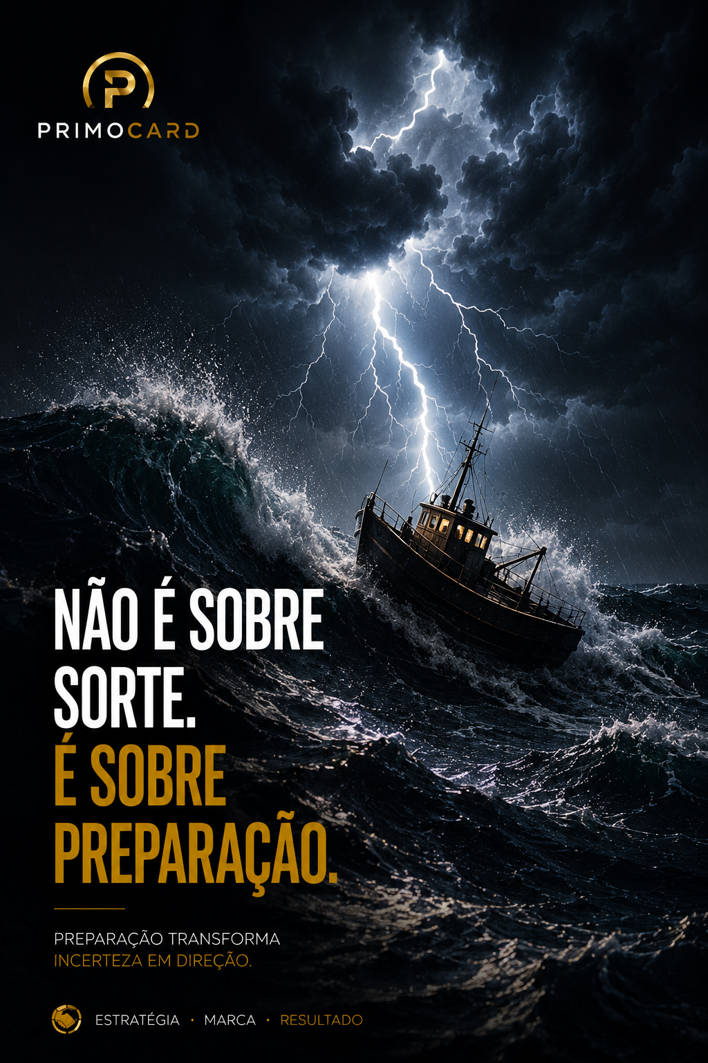 Preparação vence tempestades.