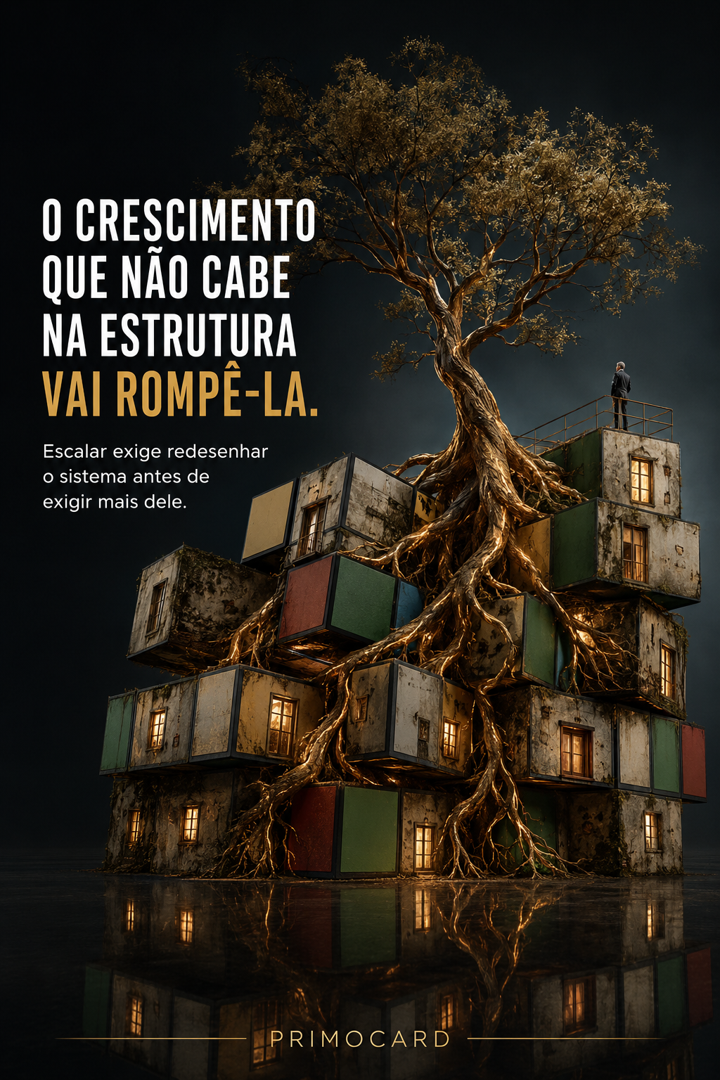 O Crescimento que Não Cabe na Estrutura Vai Rompê-la