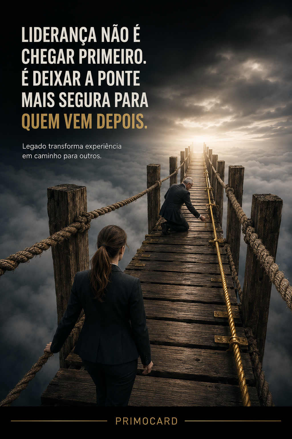Liderança É Deixar a Ponte Mais Segura para Quem Vem Depois