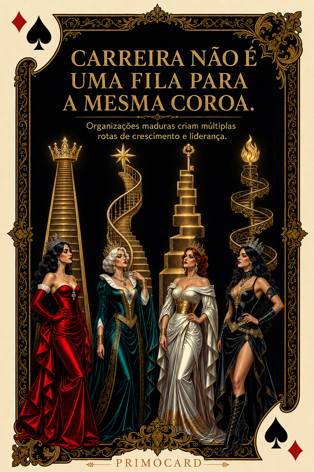 Carreira Não É uma Fila para a Mesma Coroa