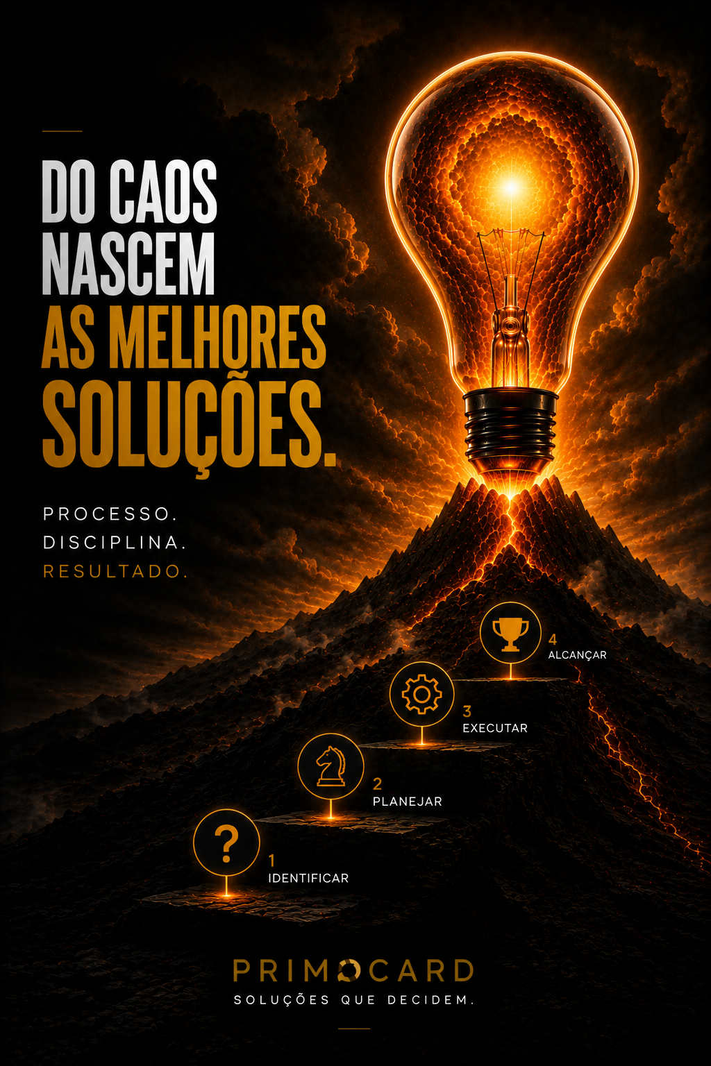 Do caos nascem as melhores soluções.