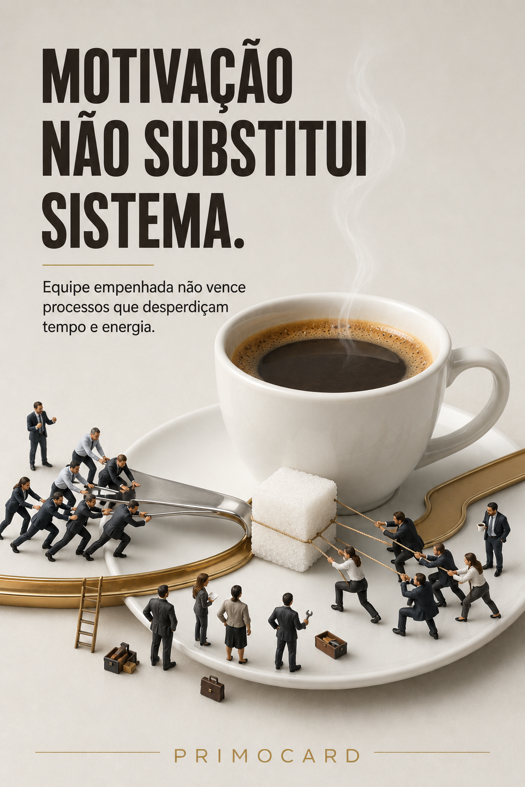 Motivação não corrige processos ruins