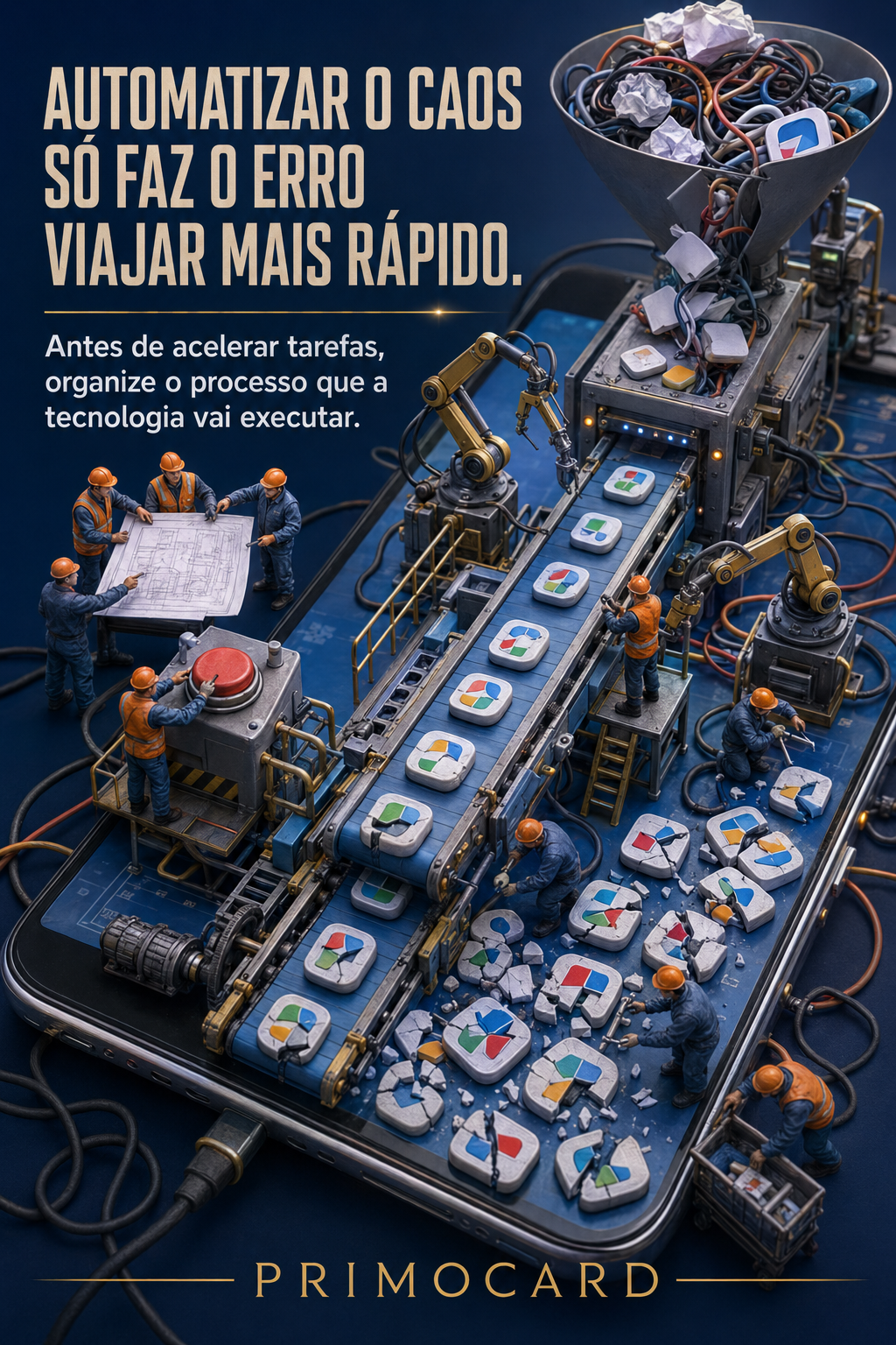 Automatizar o caos apenas acelera o erro