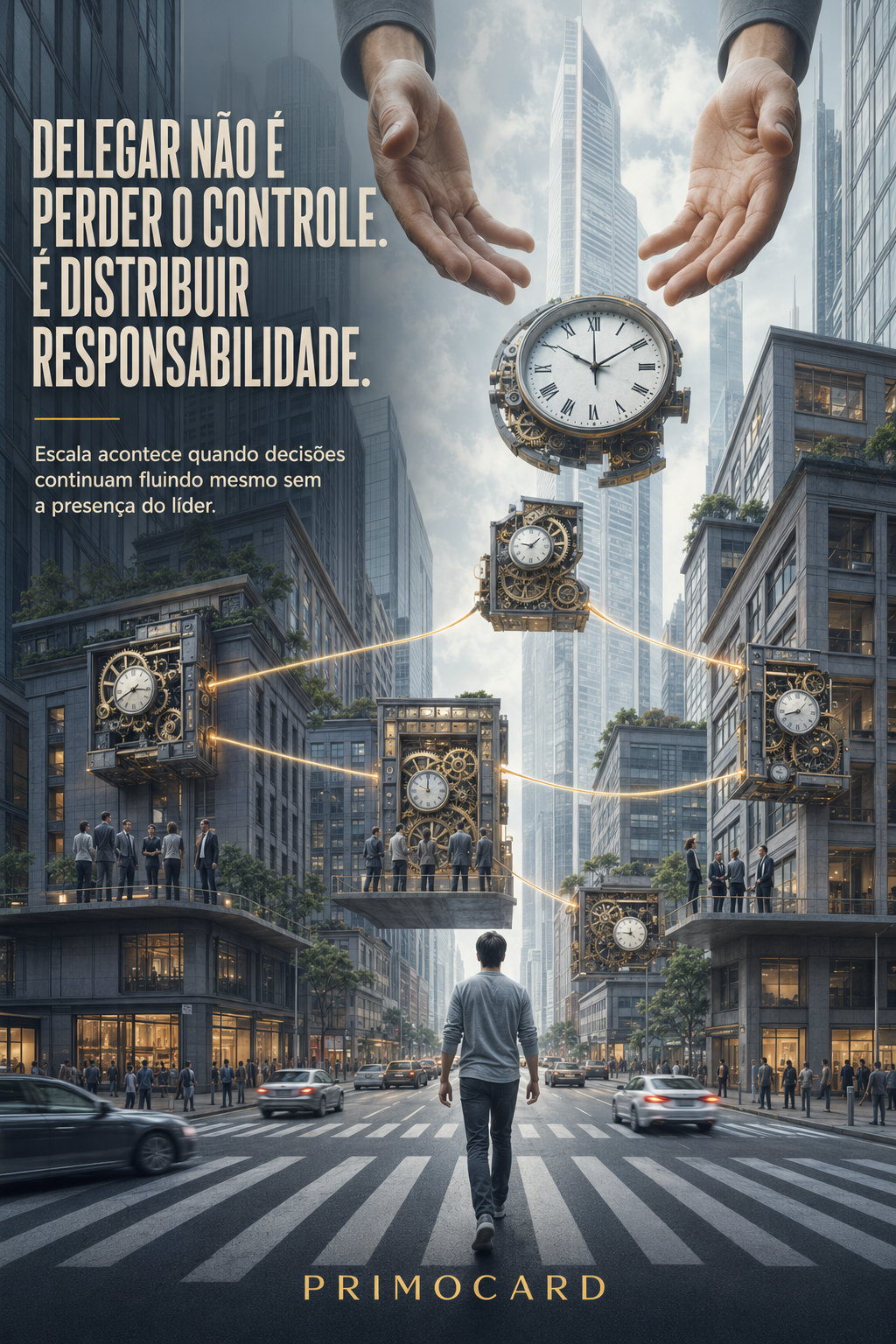 Delegar não significa perder o controle