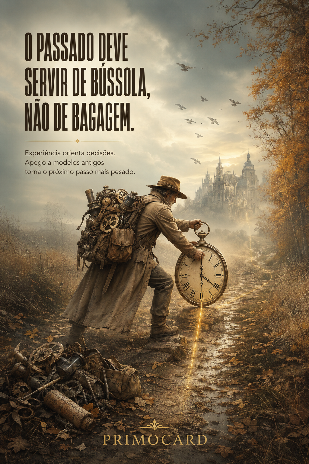 O passado deve servir de bússola, não de bagagem