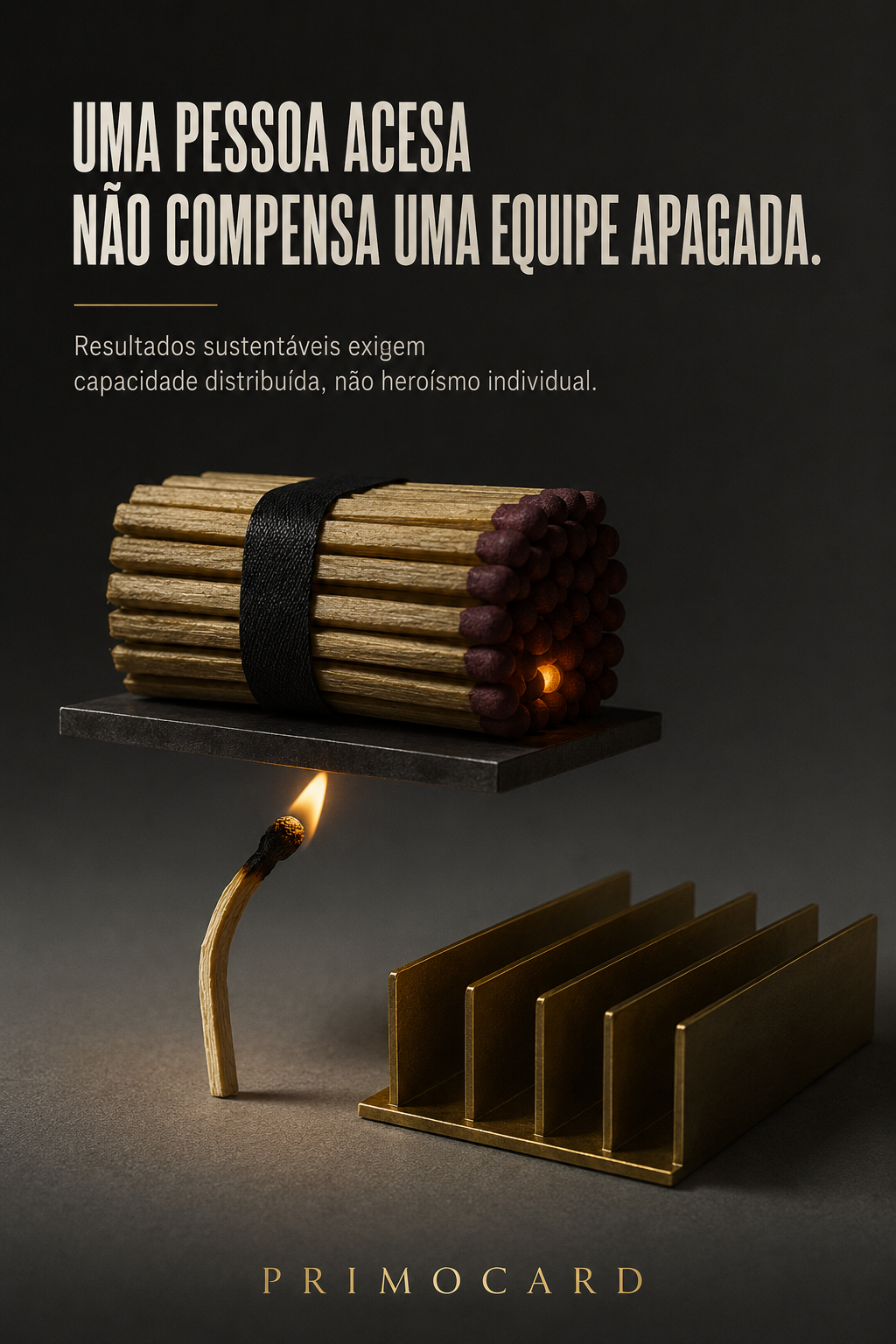 Uma pessoa acesa não compensa uma equipe apagada