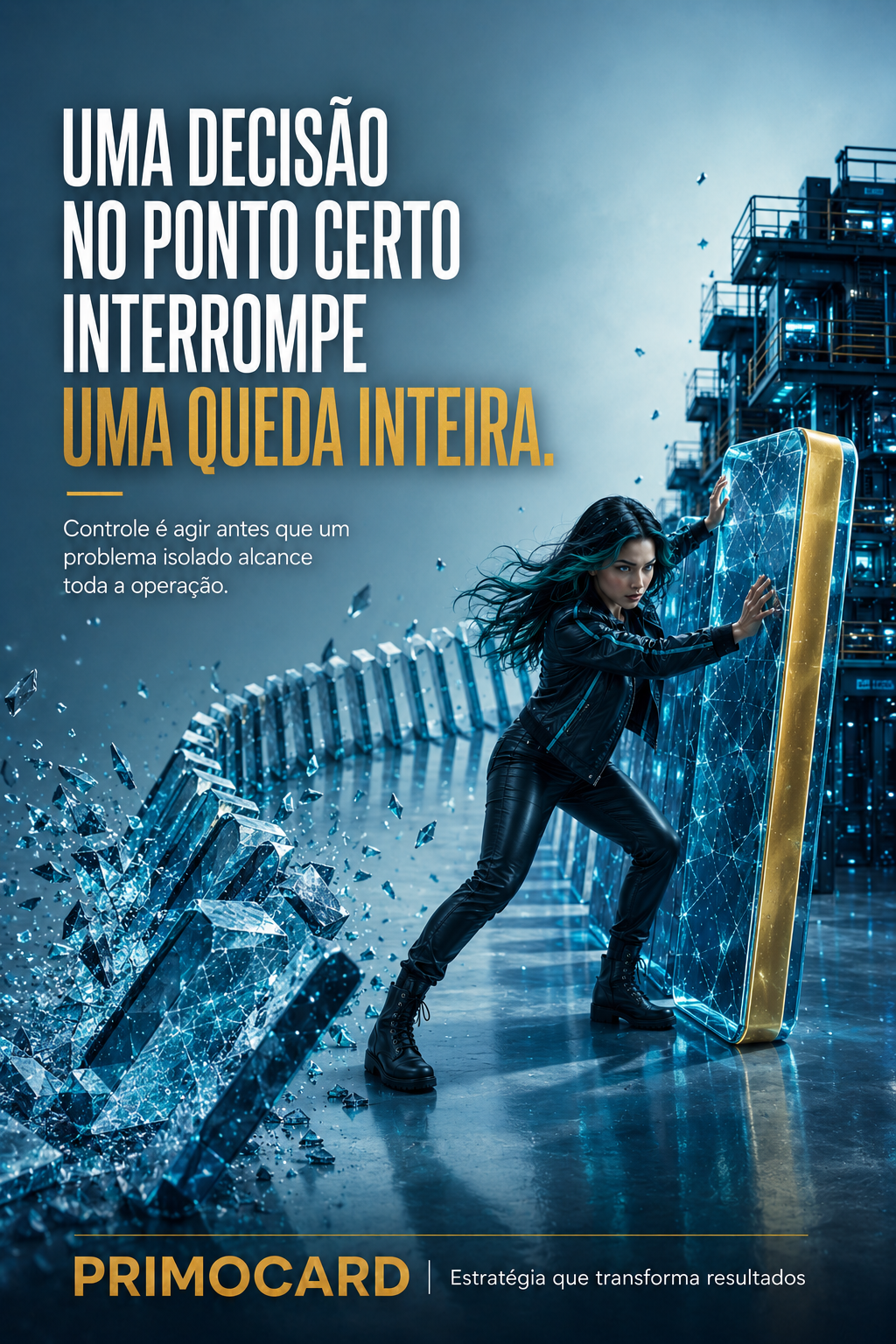 Uma decisão no ponto certo interrompe uma queda inteira