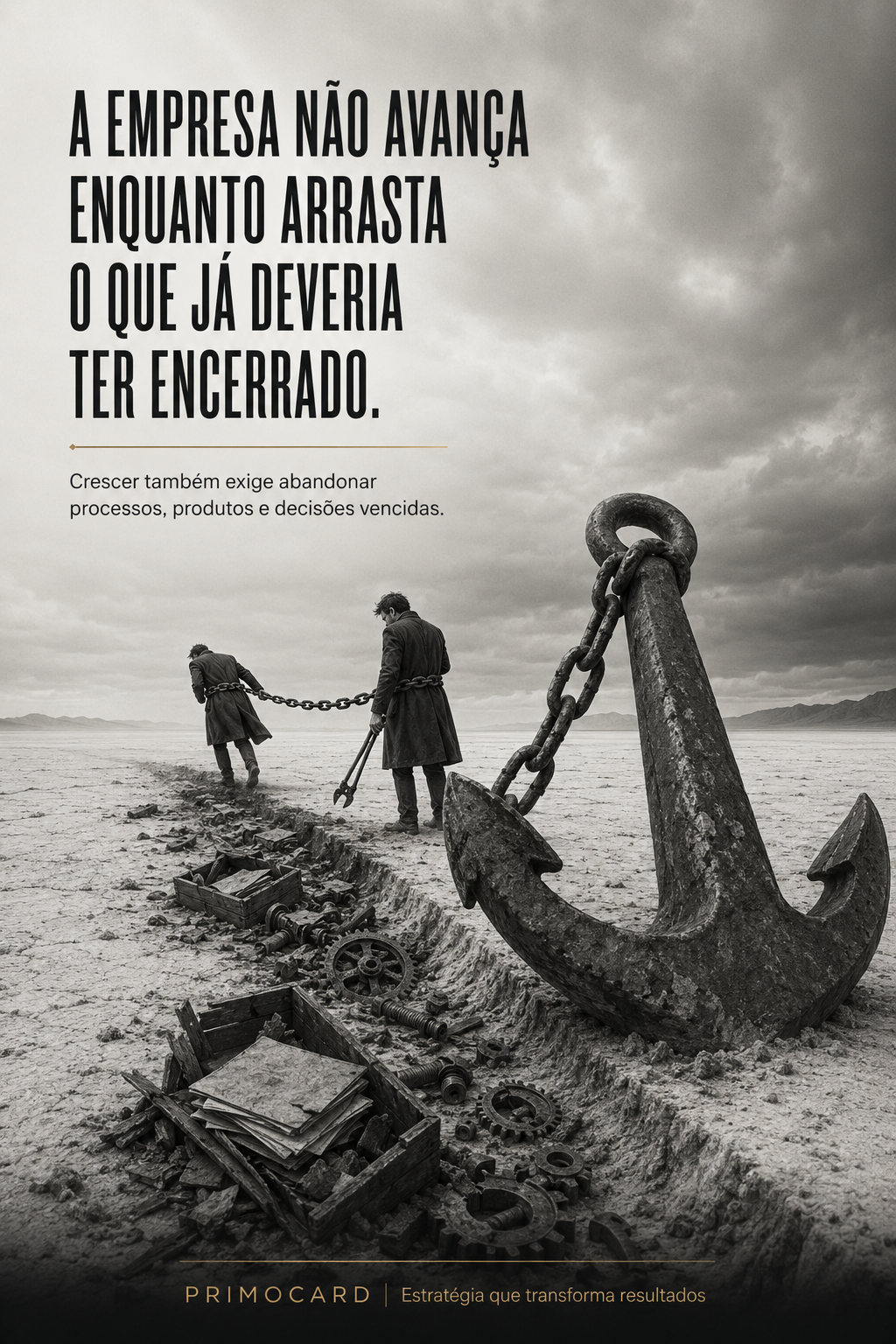 A empresa não avança enquanto arrasta o que deveria ter encerrado