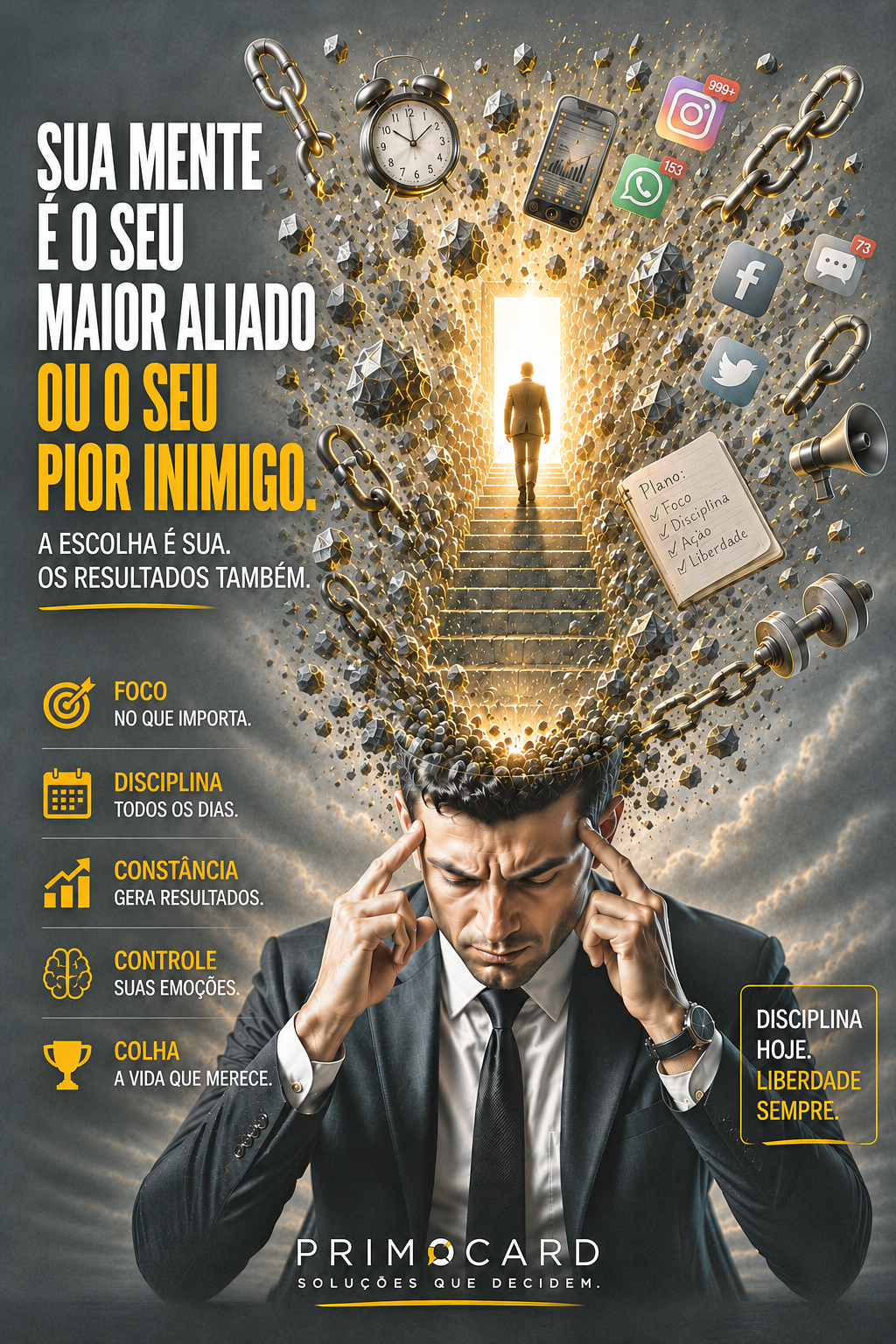 Sua Mente Pode Ser Sua Maior Aliada ou Sua Pior Inimiga