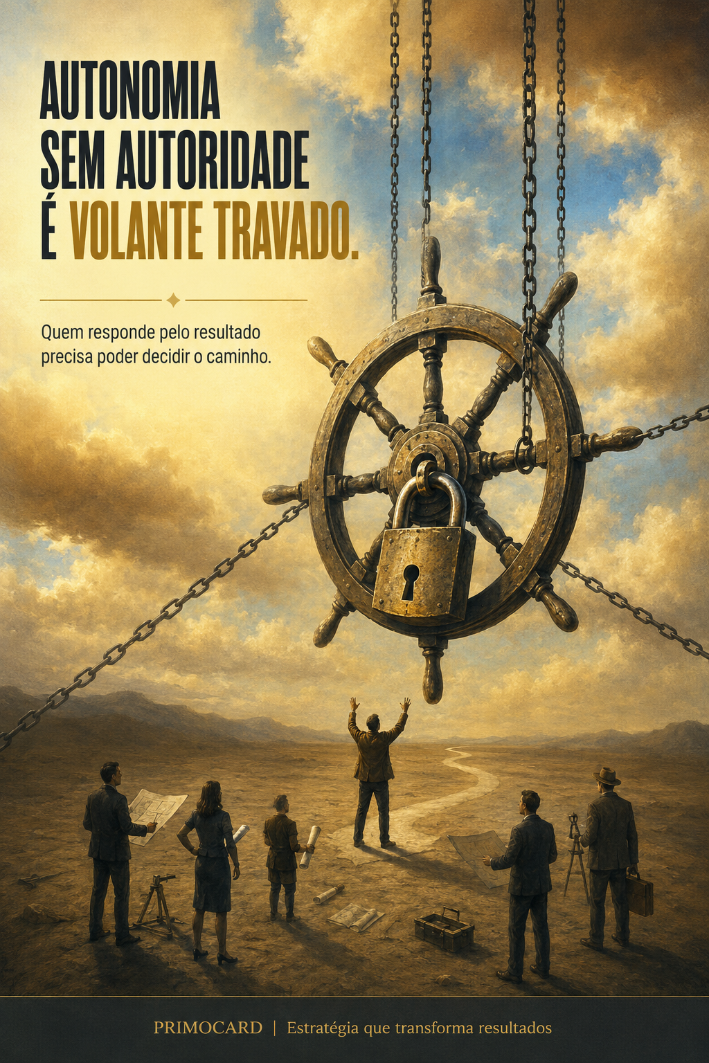 Autonomia sem autoridade é volante travado