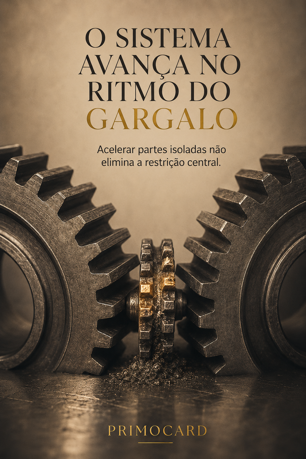 O Sistema Avança no Ritmo do Gargalo