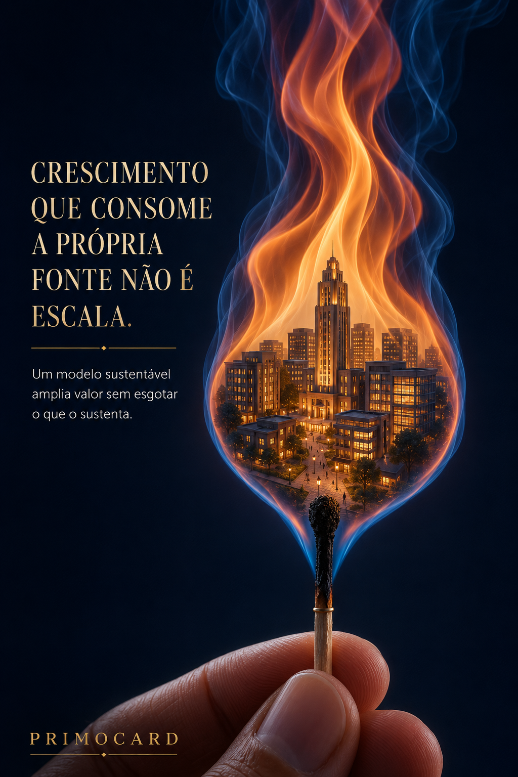Crescimento que Consome a Base Não é Escala