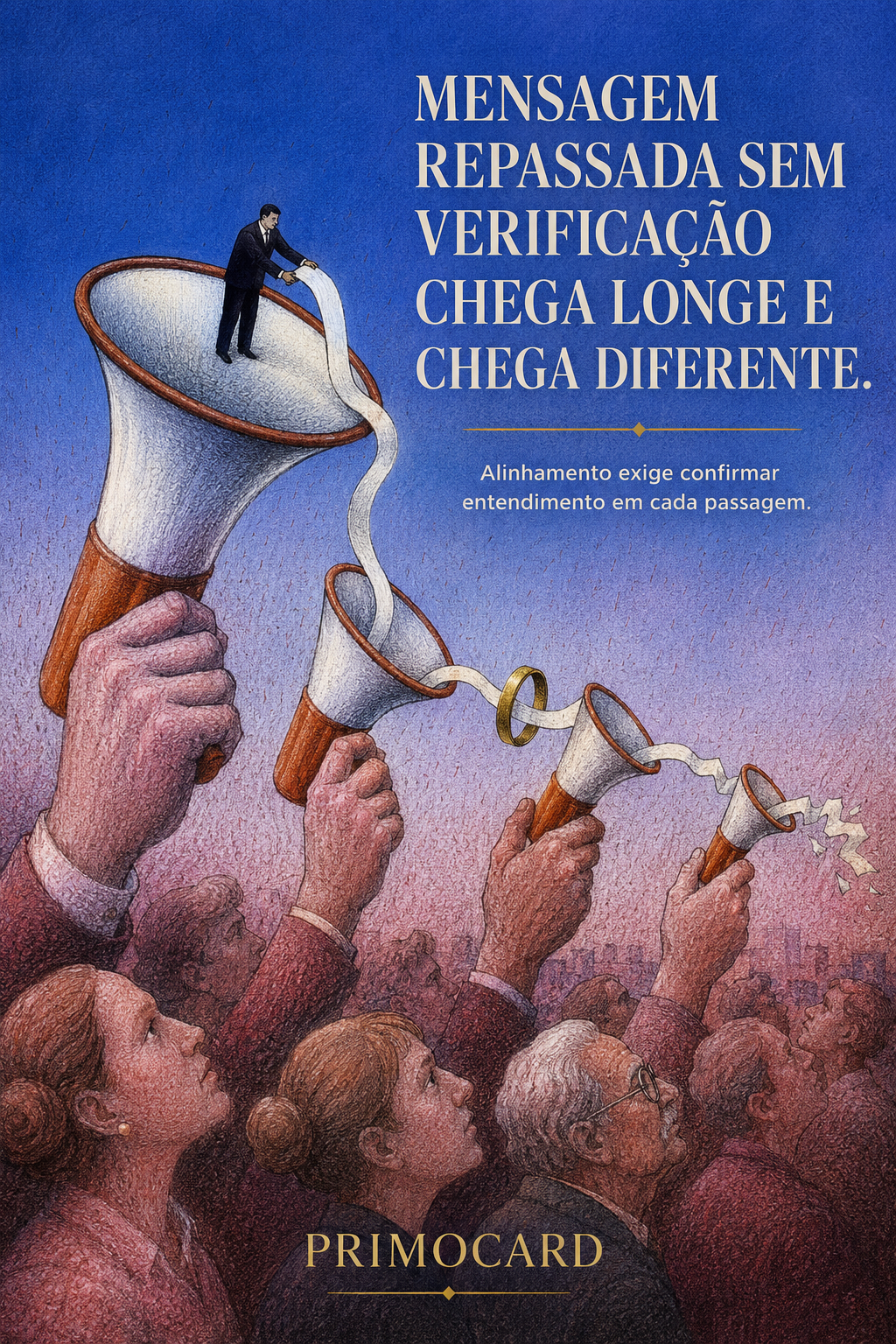 Comunicação sem Verificação Produz Distorção