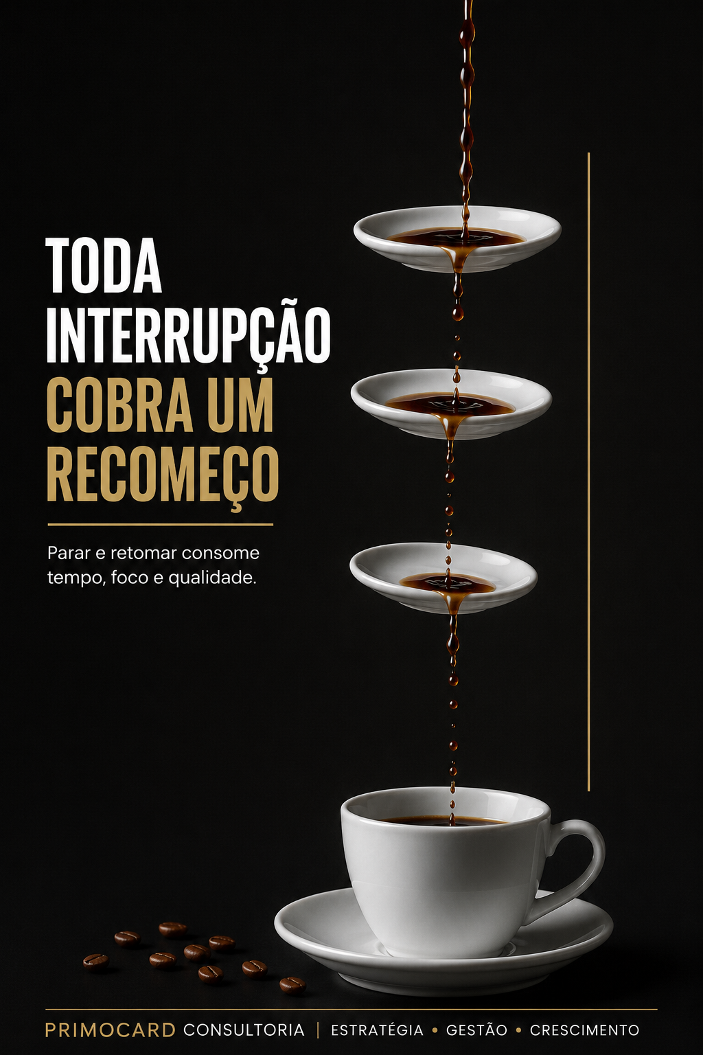 Toda interrupção tem um custo invisível