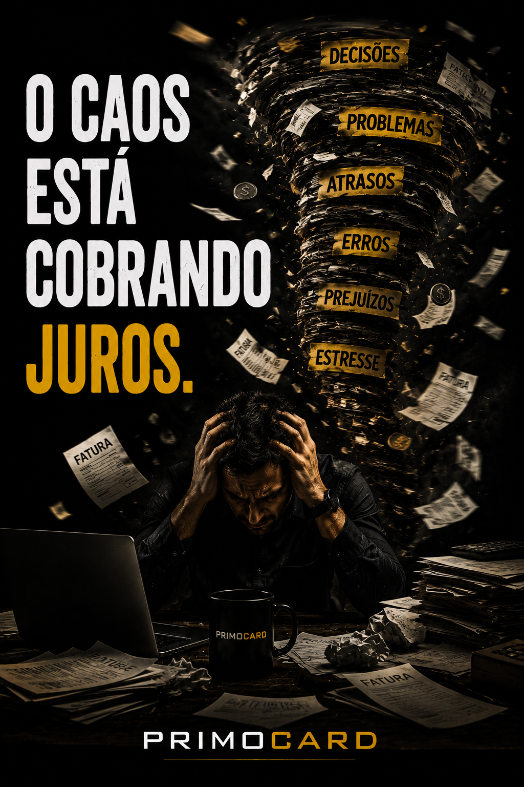 O Caos Cobra Juros