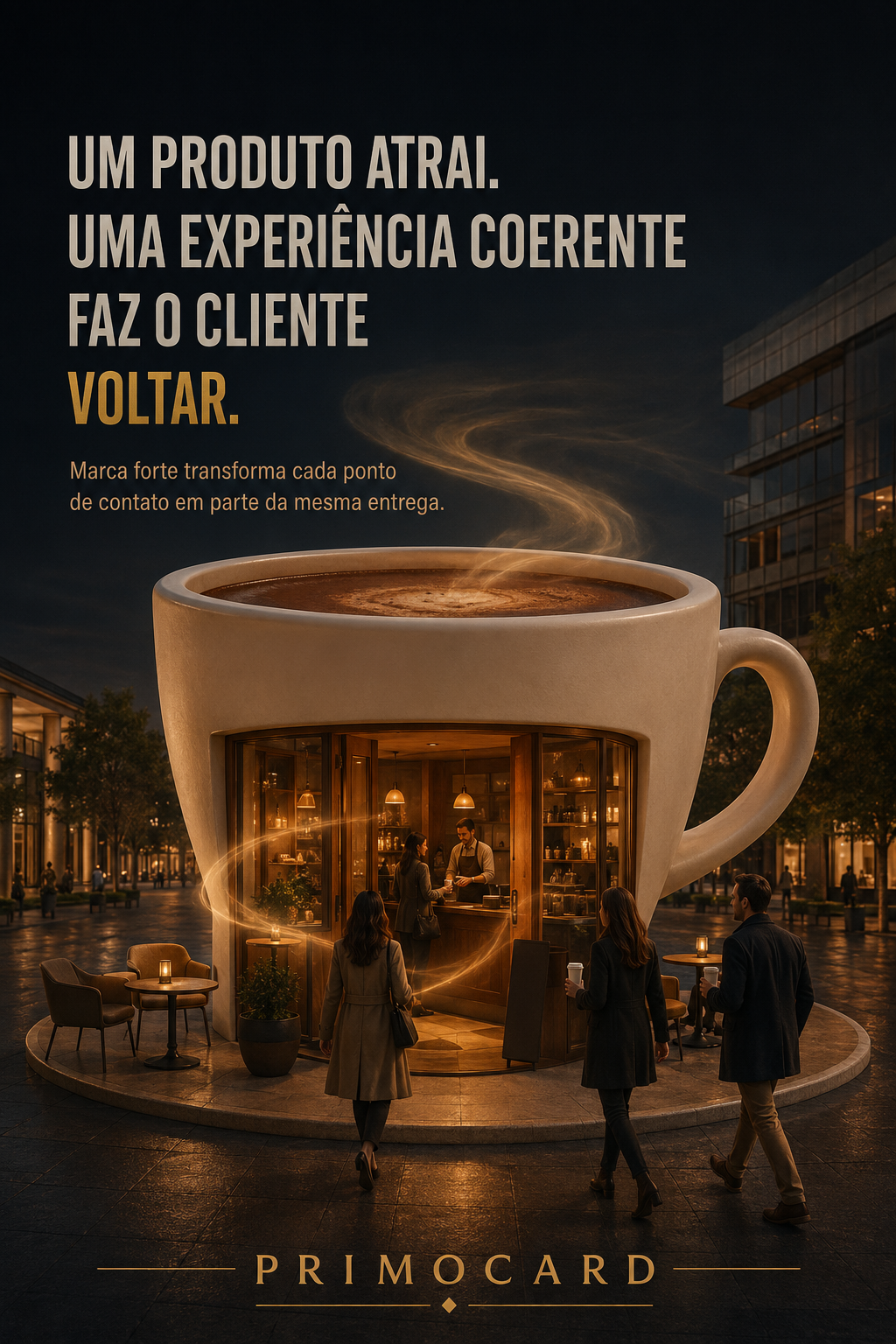Um Produto Atrai. Uma Experiência Coerente Faz o Cliente Voltar.