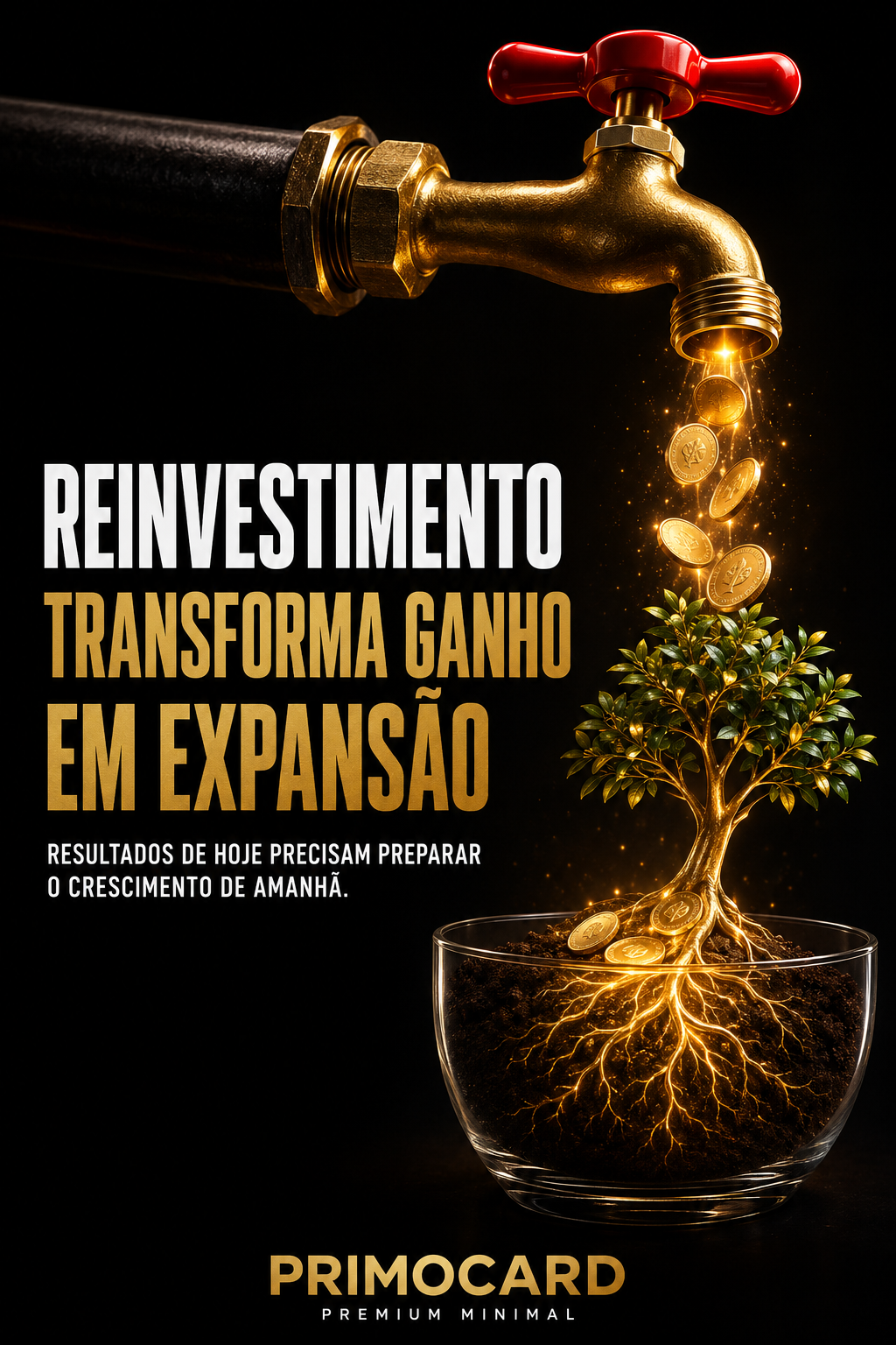 Reinvestir é acelerar o crescimento