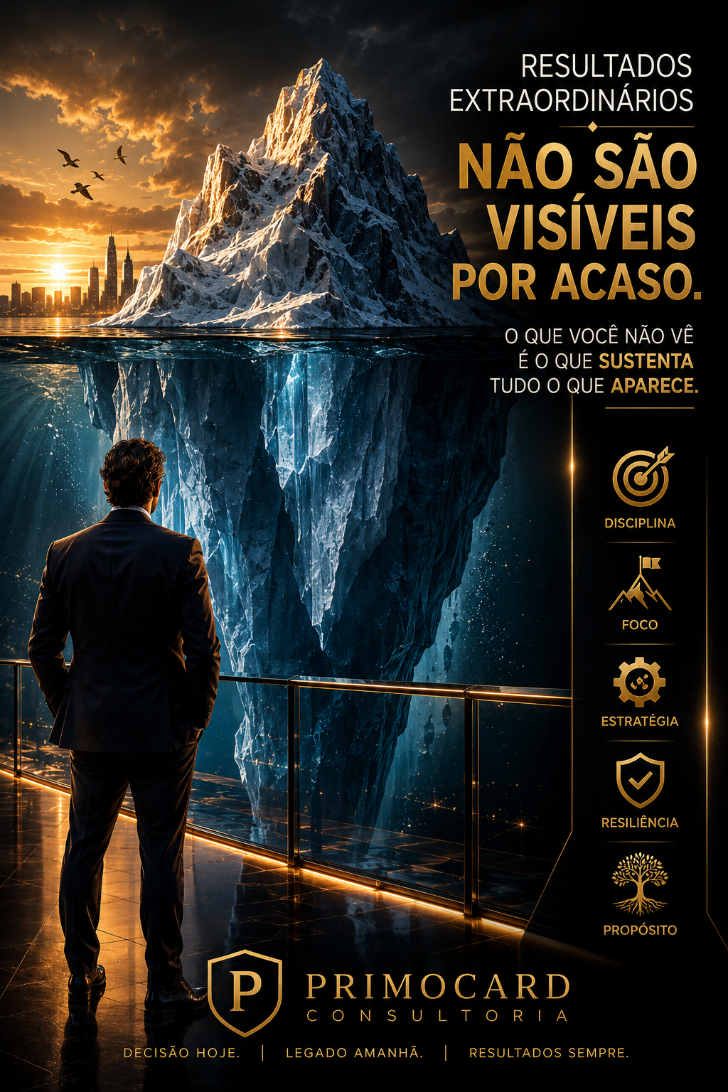 O invisível sustenta o extraordinário.