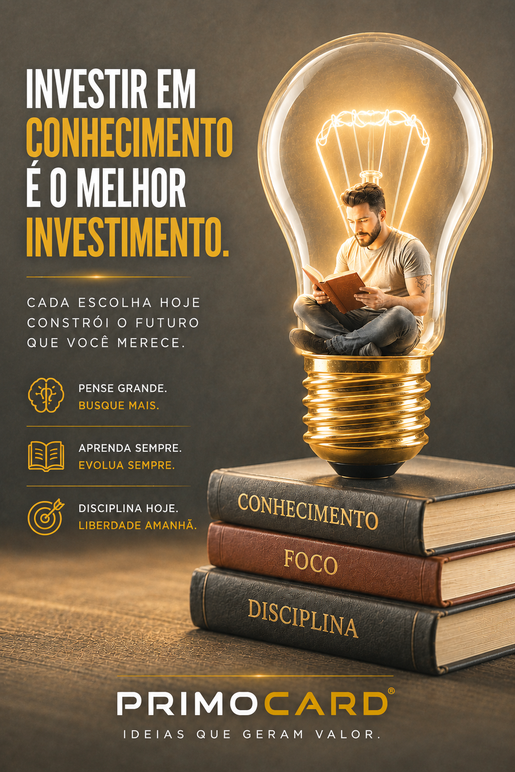 Conhecimento É o Melhor Investimento