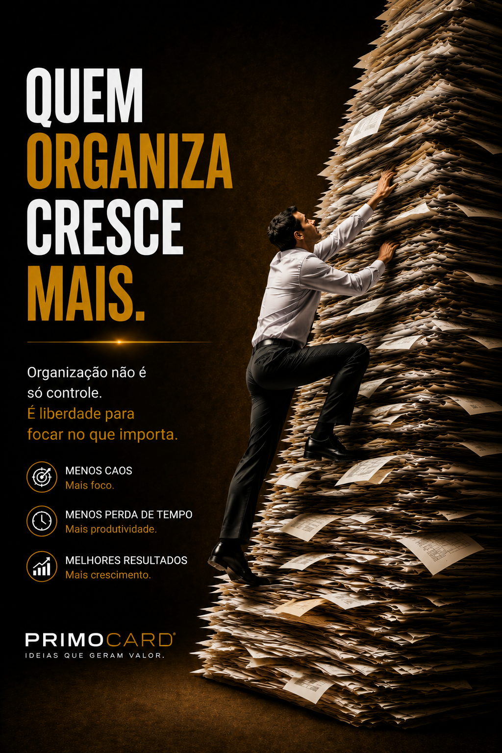 Organização gera liberdade.