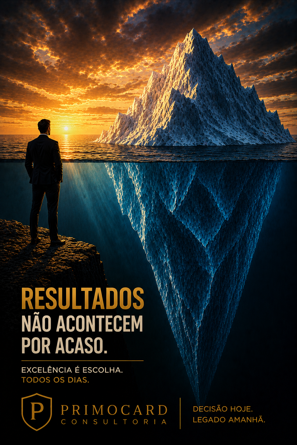 A base determina o topo.