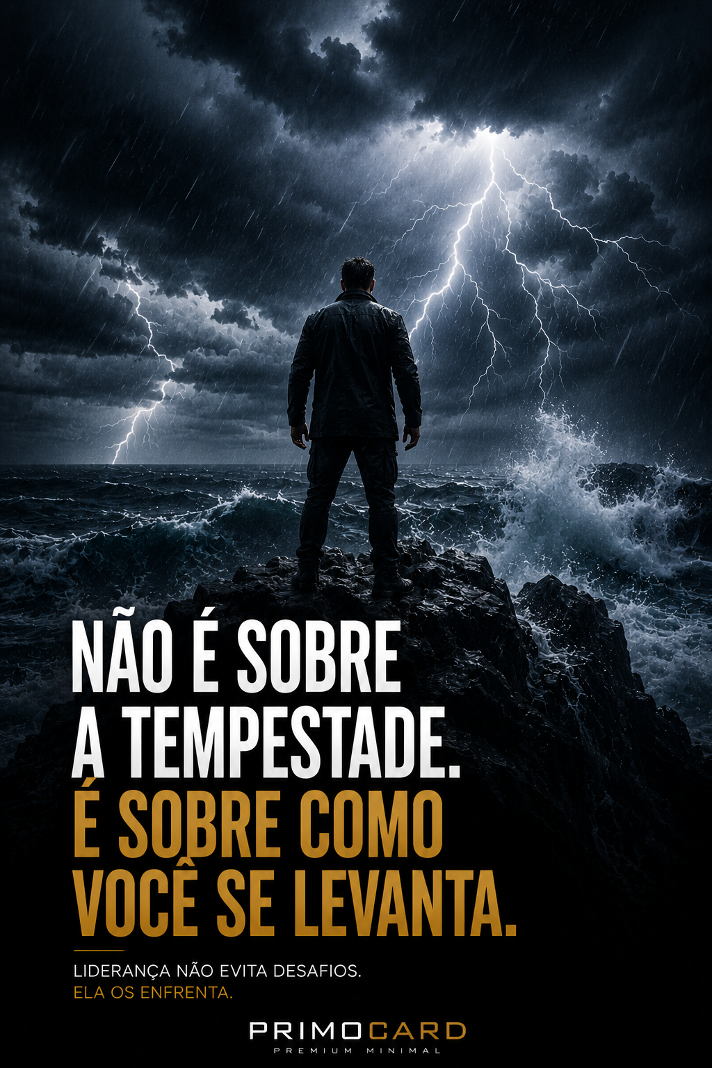 Liderança nasce na adversidade.