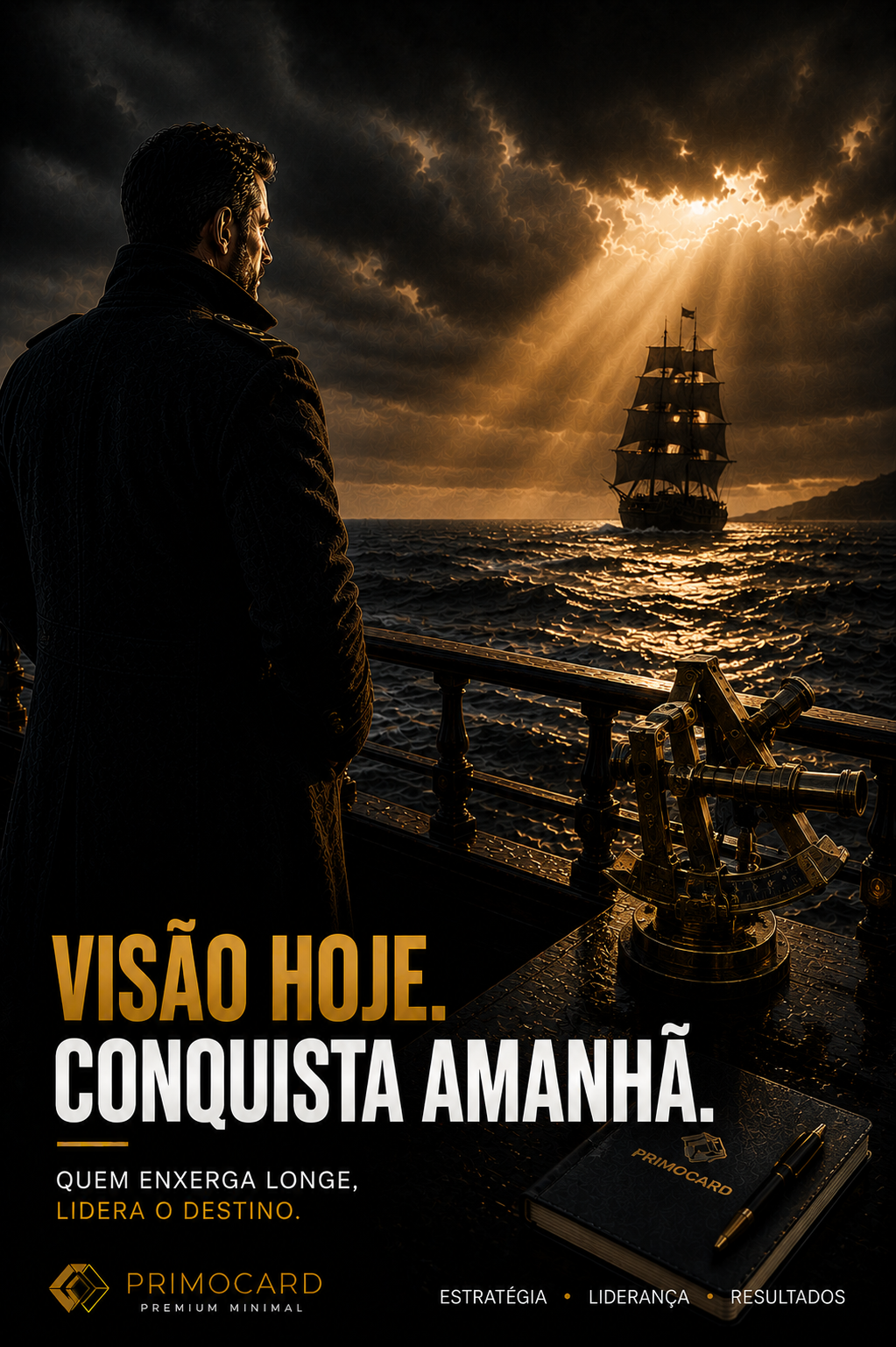 Visão antecede conquistas.