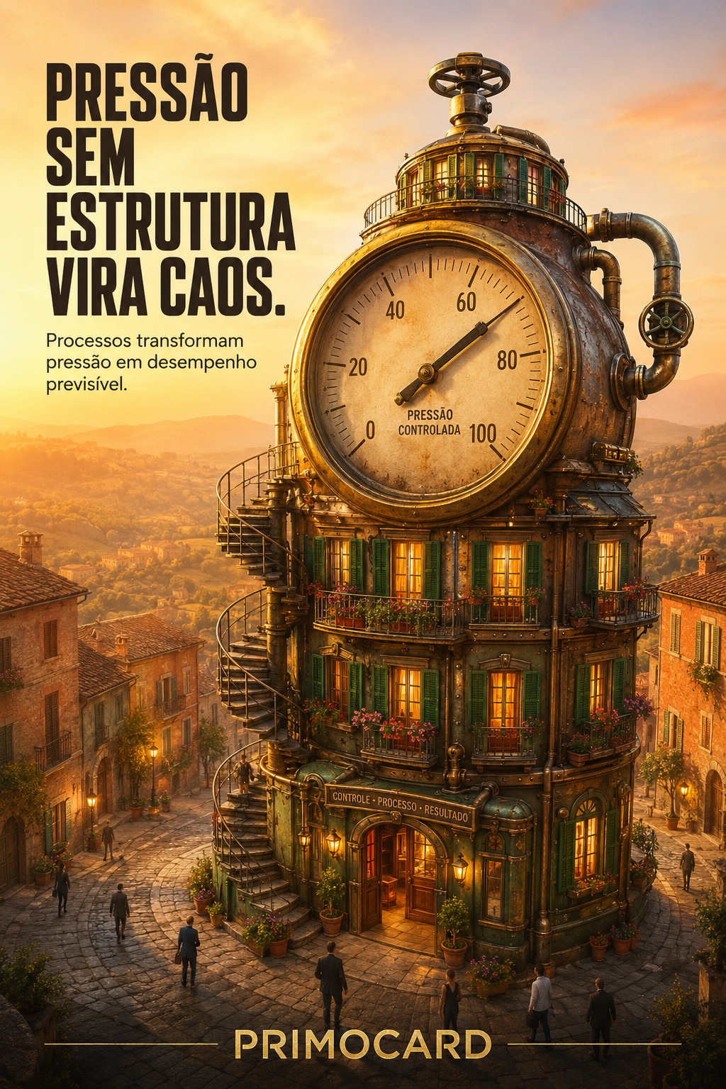 Pressão Sem Estrutura Vira Caos