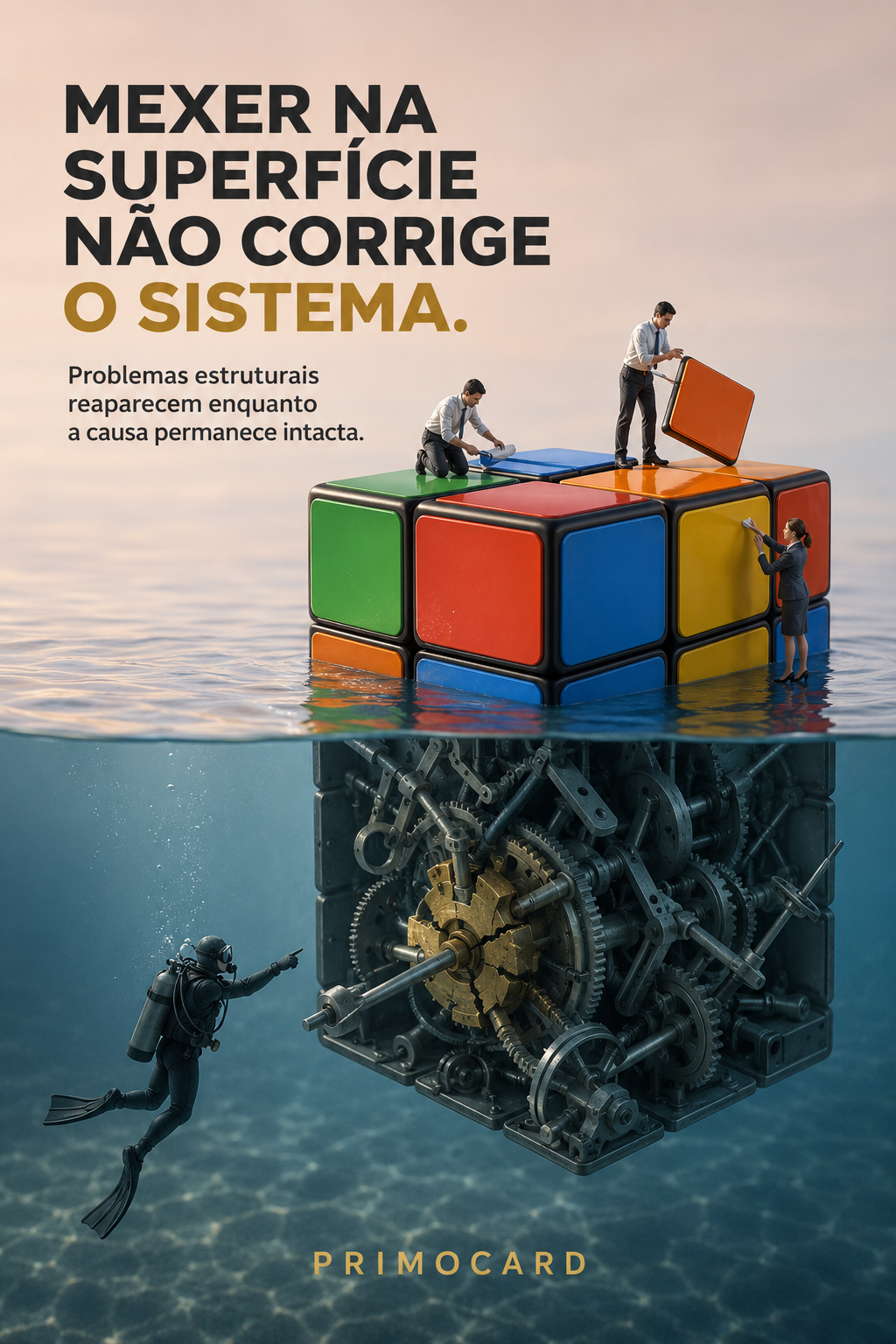 Mexer na Superfície Não Corrige o Sistema