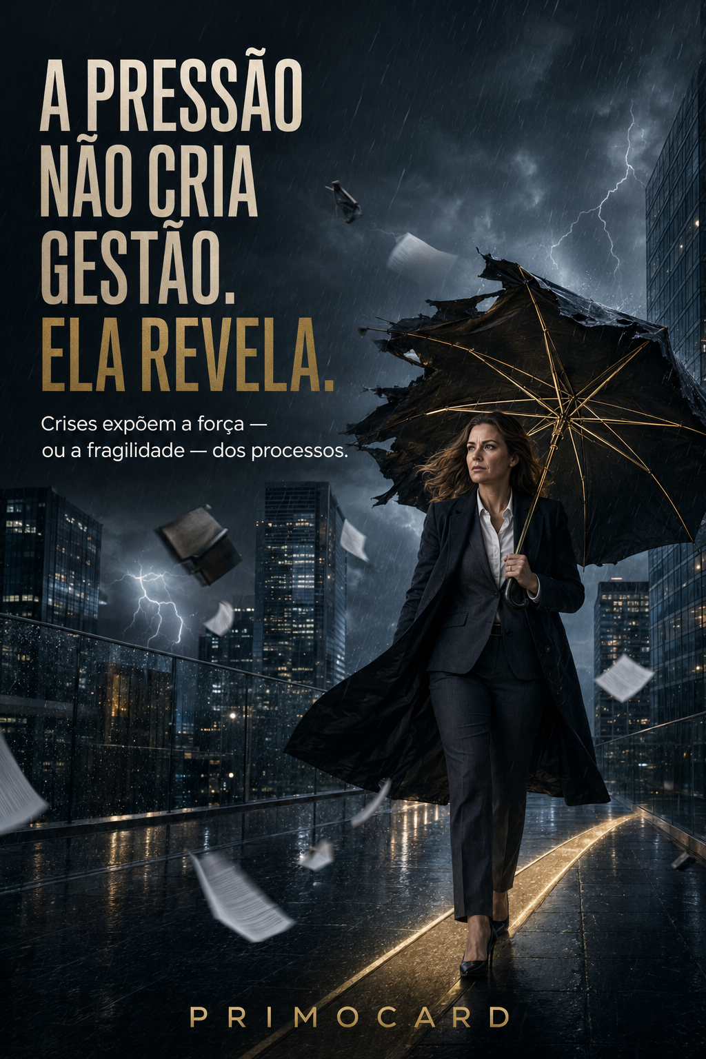 A Pressão Não Cria Gestão Ela Revela
